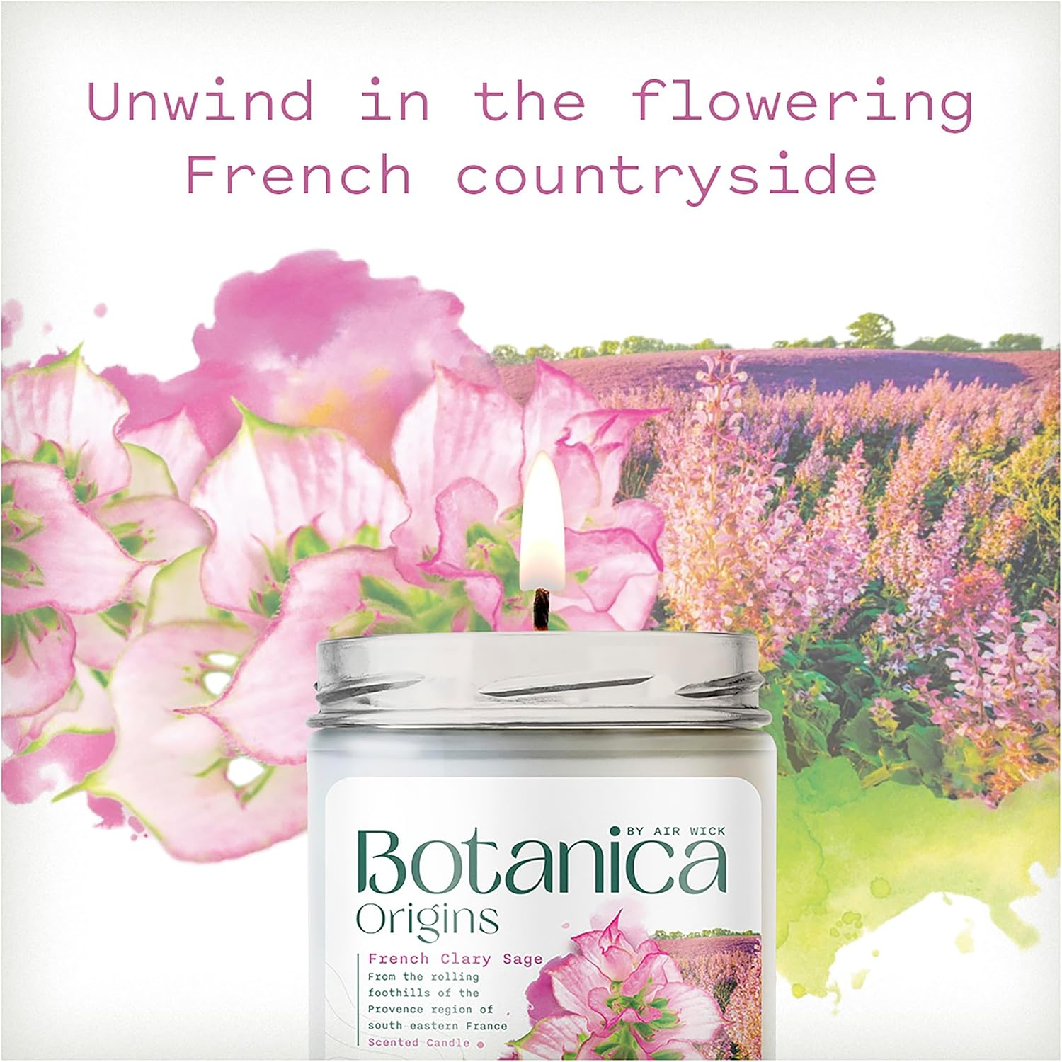 Botanica Origins by Air Wick French Clary Sage Reed Diffuser 85Ml image number 3