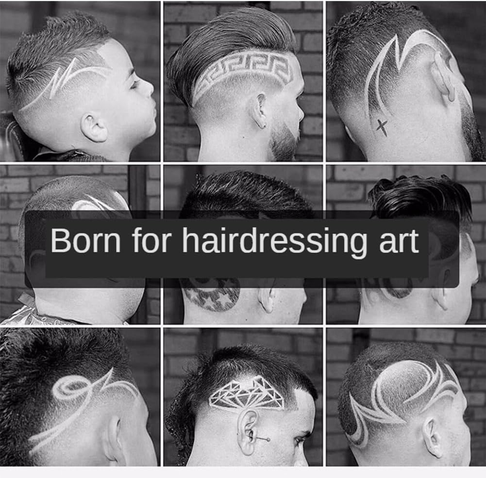 Doukesh Professional Hair Trimmer Set, Men'S Hair Trimmer with Guide Combs, Beard Trimmer, T-Shaped Trimmer, Rechargeable, Gold image number 6