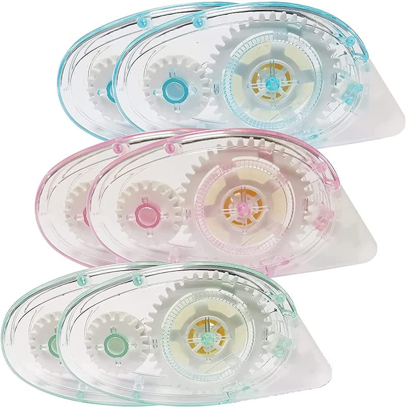 Glue Tape Roller Craft Tape Adhesive Tape, 6Pcs Craft Double Sided Adhesive Tape Scrapbook Runner Tape Roller image number 1