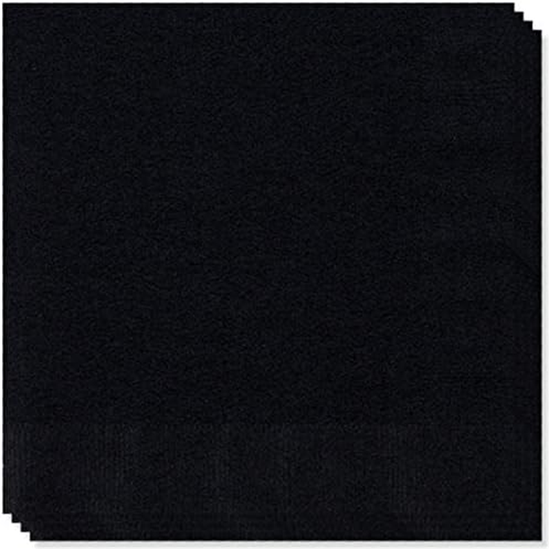 Amscan 2PLY Napkins 20 Pieces, 33 Cm Length, Black image number 3
