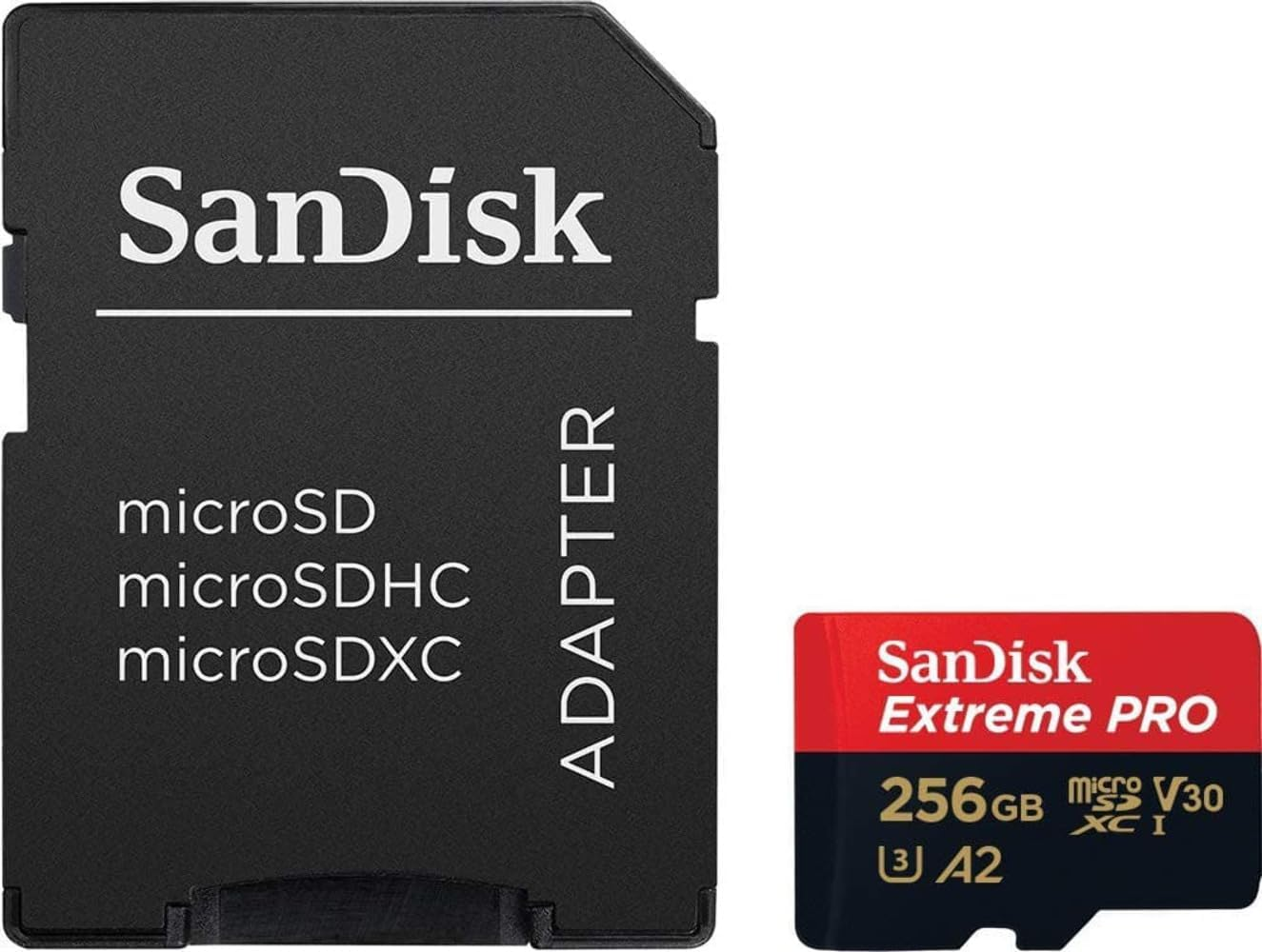 Sandisk Extreme Pro Micro SDXC UHS-I U3 A2 V30 Memory Card (256GB) image number 4