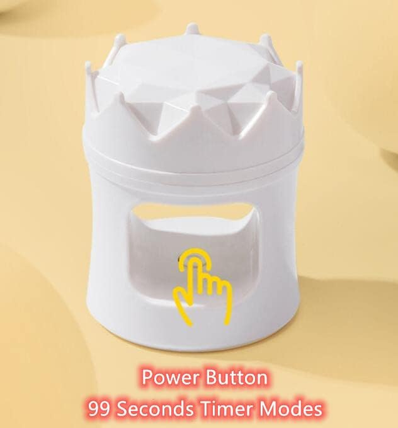 Onecen Mini Nail Lamp Gel U V Light Portable Nails Lamp Nail Dryer Nail Art with Recharge Type C for Salon Home DIY Manicure 6 Leds Flashlight /1814 image number 3