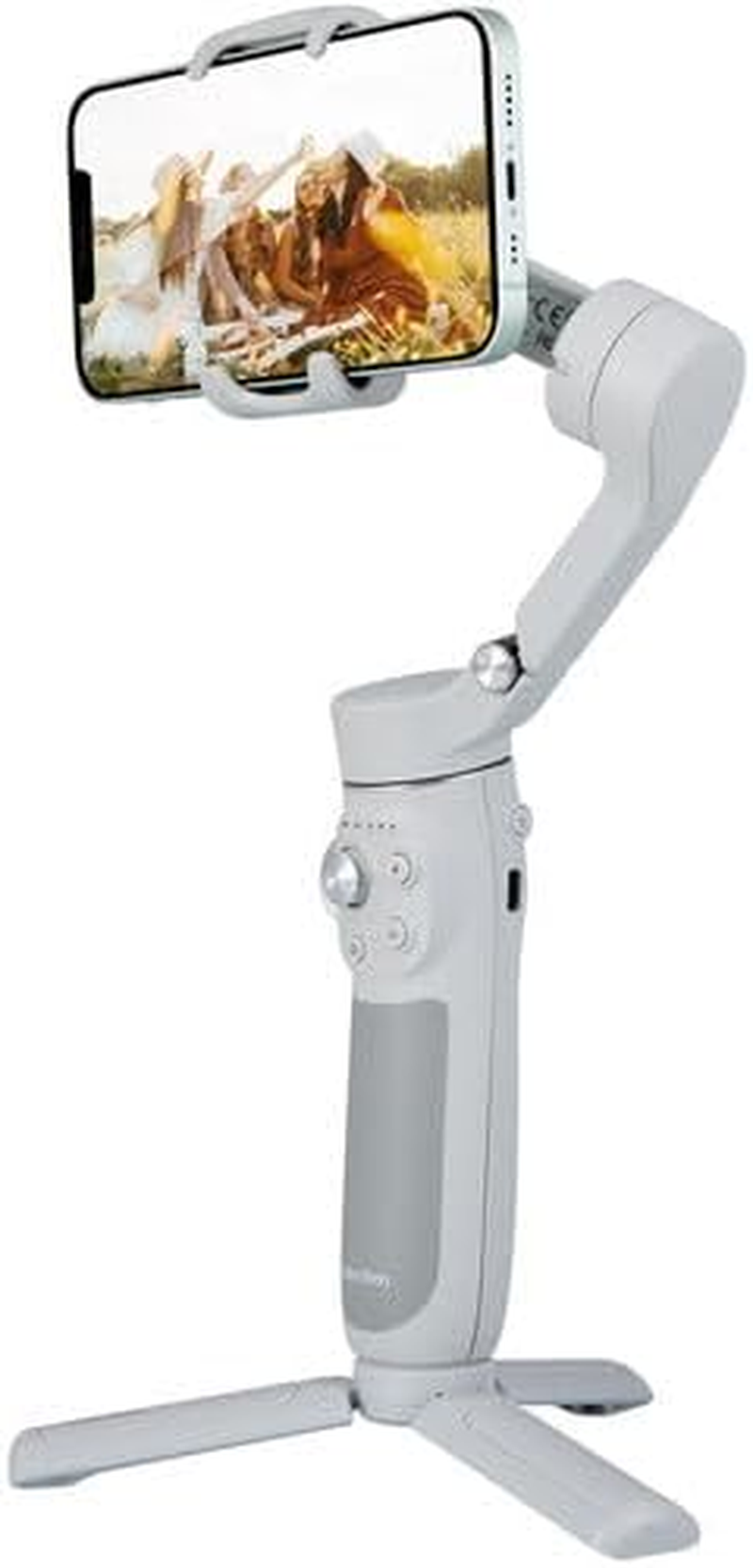 Feiyutech Vimble 4 [Official] 3-Axis Smartphone Gimbal Stabilizer,8.4&rsquo;&rsquo;Built-In Extendable Pole,Face/Object AI Tracking,Fits Iphone14 13 Pro/Max Samsung Android Phone Youtube INS Tiktok,Max 260G image number 5