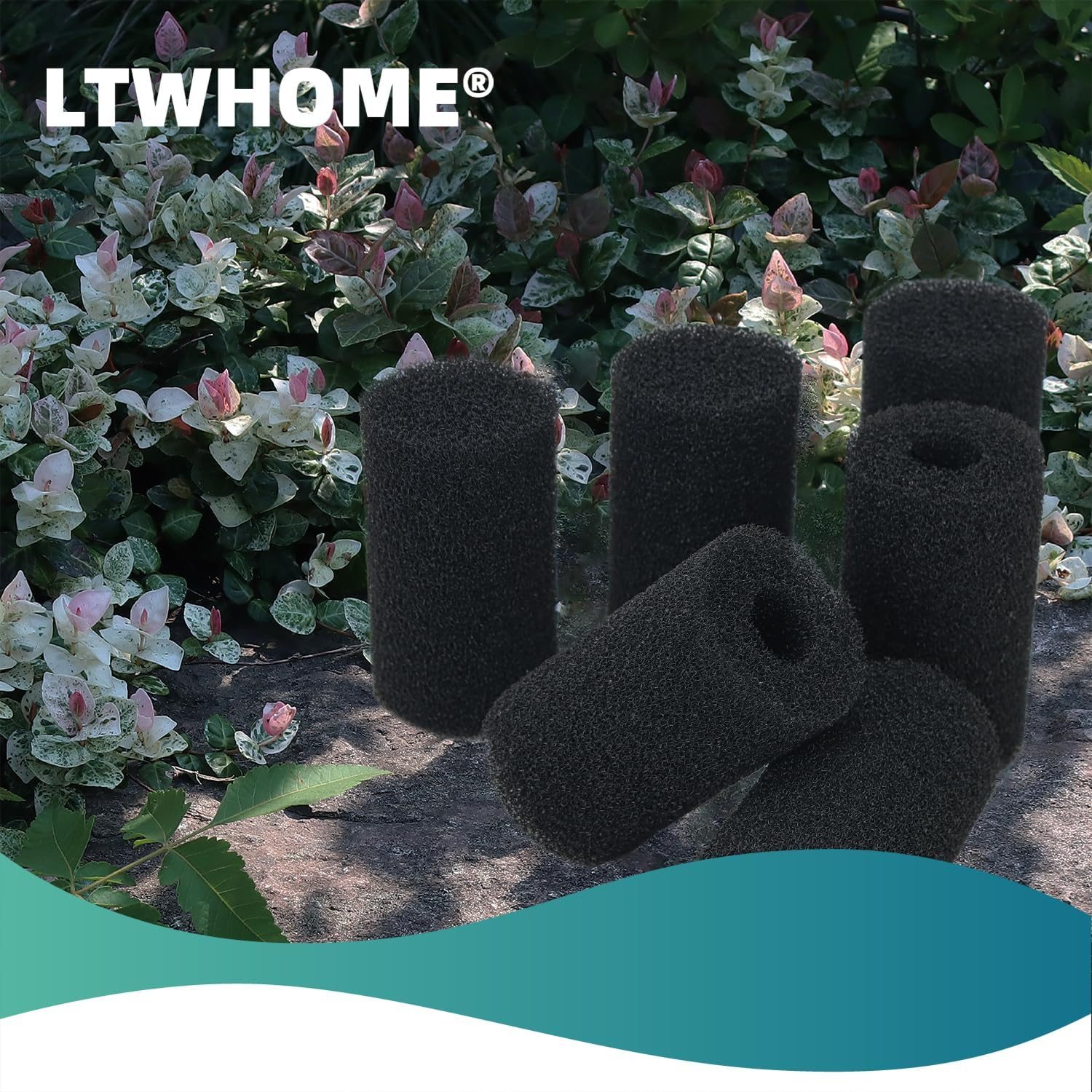 LTWHOME Pre-Filter Sponge/Foam Set Fit for Fluval Edge Aquarium (Pack of 6)