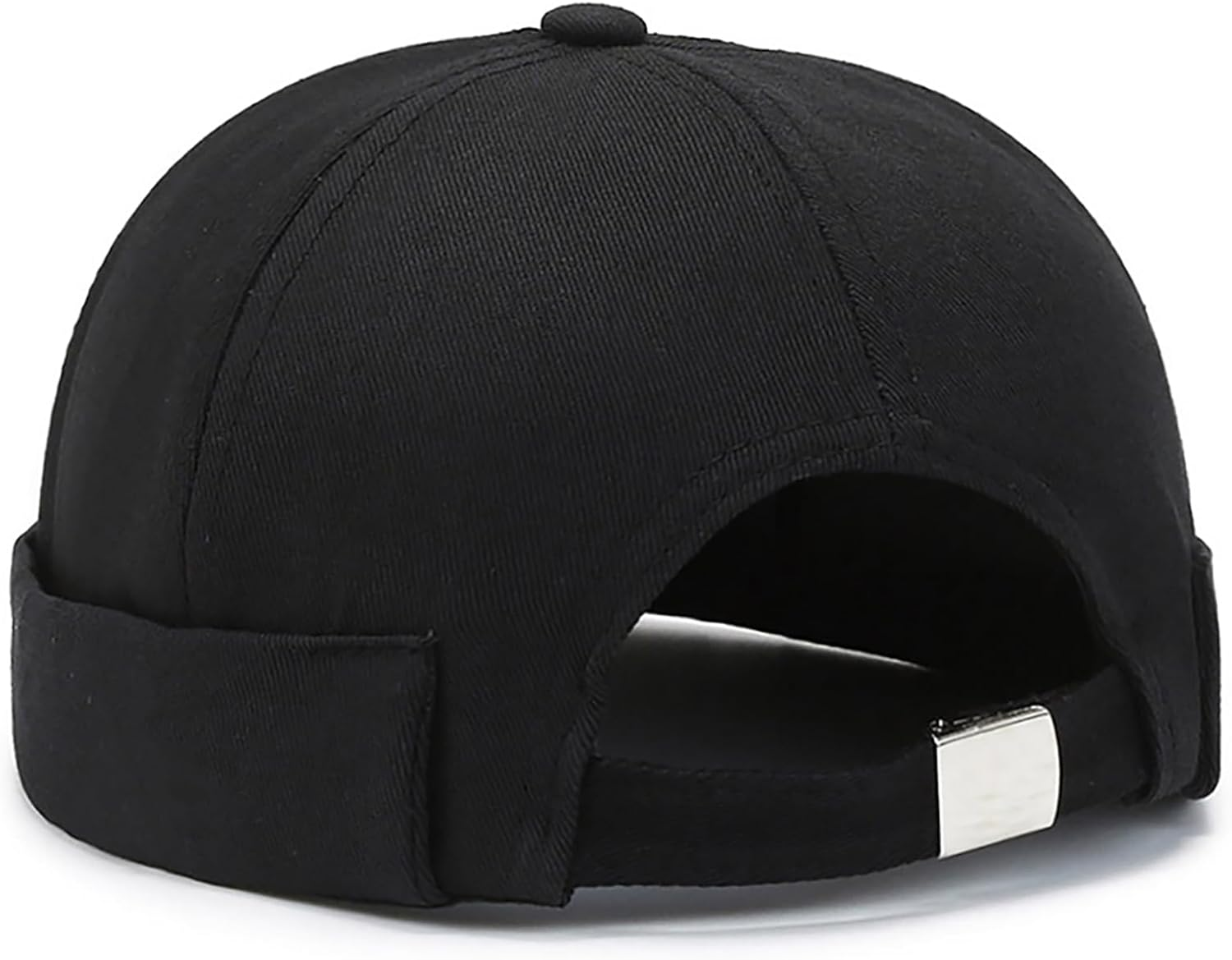 Malaxlx Mens Docker Hat Cap Brimless Hats Beanie Skull Cap Worker Sailor Cap Rolled Cuff Retro Adjustable