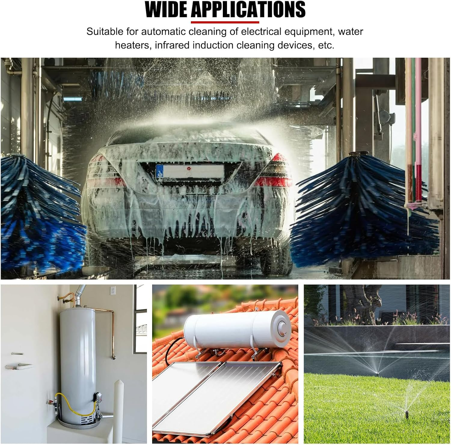 N/C Water Inlet Valve,Dc 12V DN15 G1/2 Brass Electric Solenoid Valve Normally Closed Water Inlet Switch with Filter image number 3