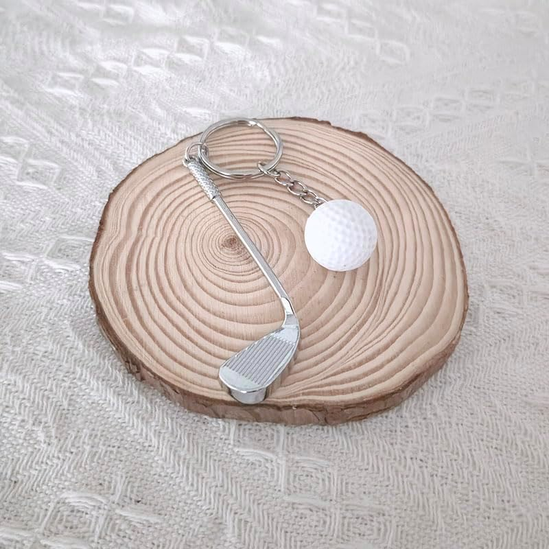 Golf Gifts Keychain for Men Women Golfers Funny Golf Ball Keychains for Dad Wife Christmas Birthday Gifts for Son Grandma Golfing Gifts Golf Lover Gifts for Women Men Key Chains image number 4