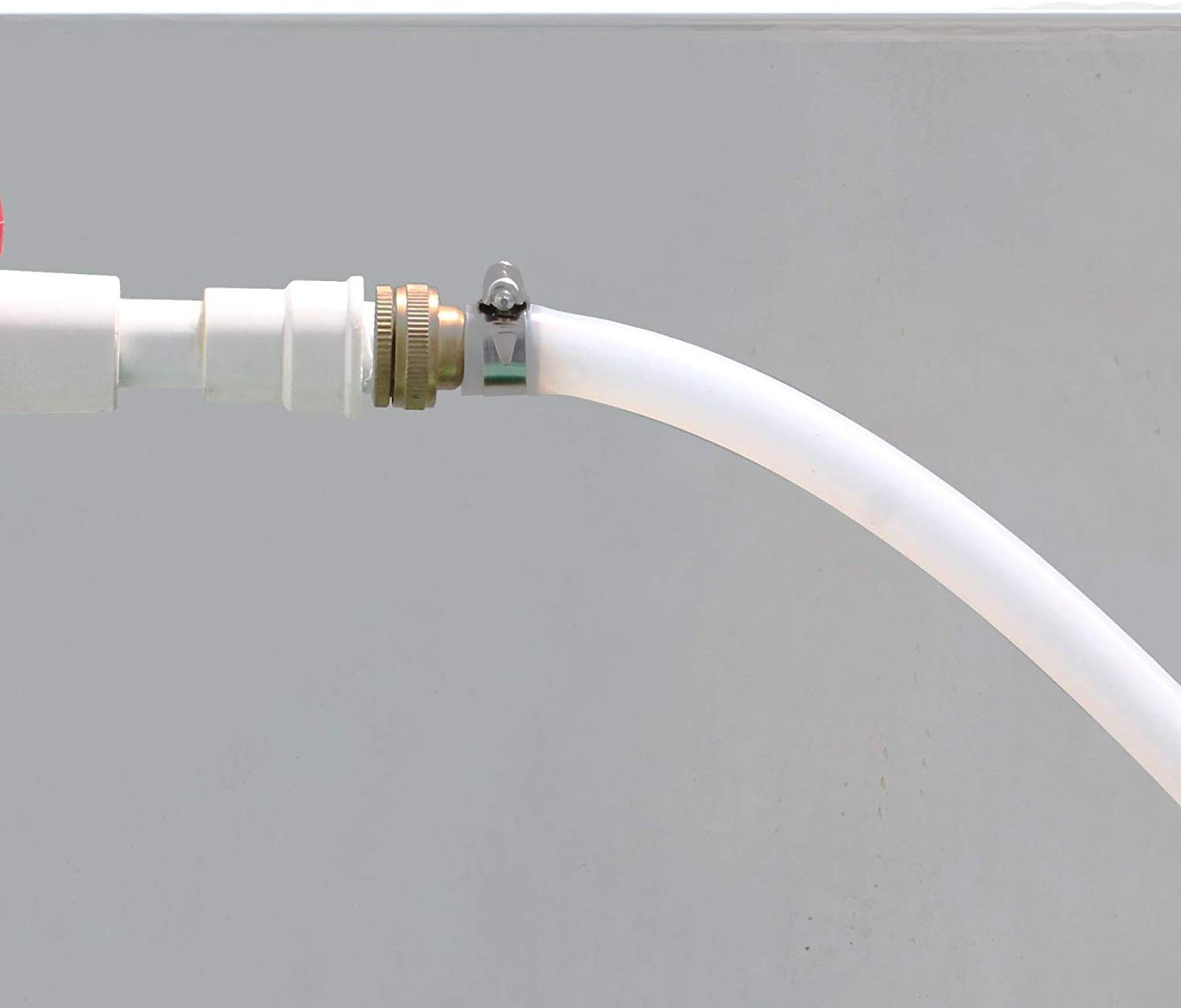 DIGITEN Home Brewing and Winemaking Silicone Tubing, 1/2 Inch ID X 3/4 Inch OD, 1/8 Inch Wall - 10 Ft, High Temp Food Grade Tube, Flexible Hose Pipe with Stainless Worm Gear Hose Clamps image number 2