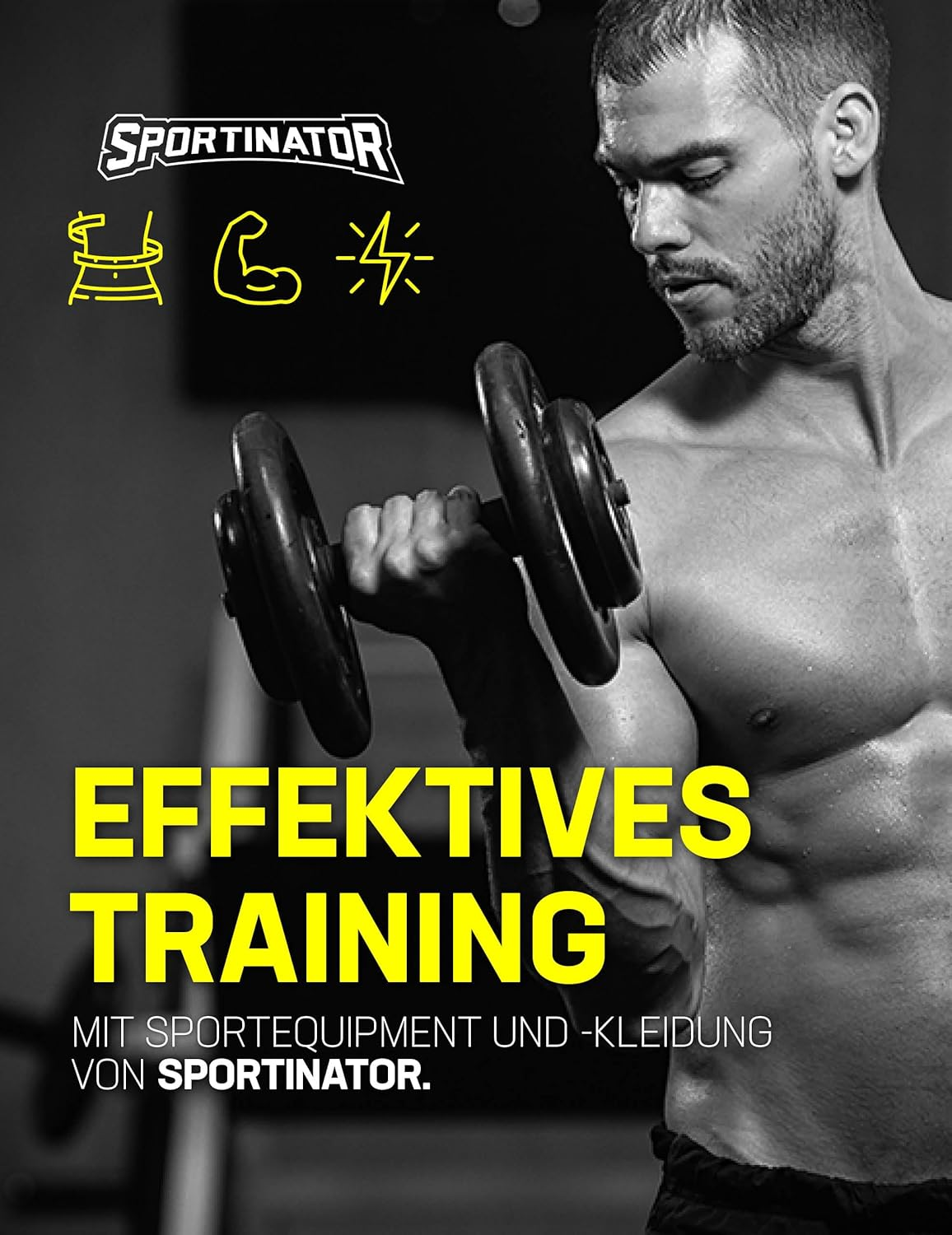 SPORTINATOR&reg; Pull-Up Bar for Clamping in the Door Frame, for Your Home Gym. Length 60-102 Cm, Compact, Safe and Quick without Drilling, Load up to 150 Kg image number 2