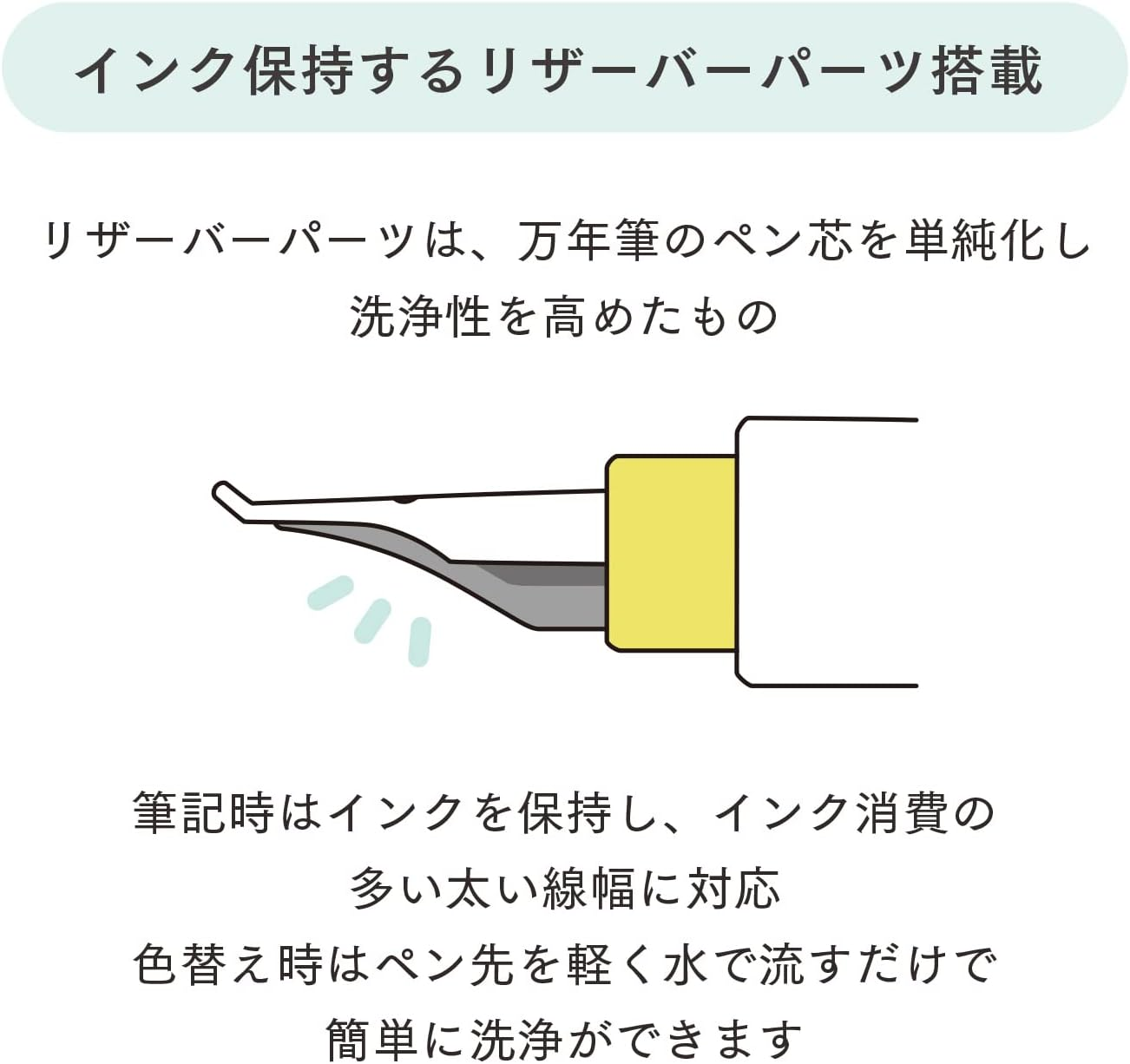 Sailor Hocoro Brush Nib Dip Fountain Pen, Grey