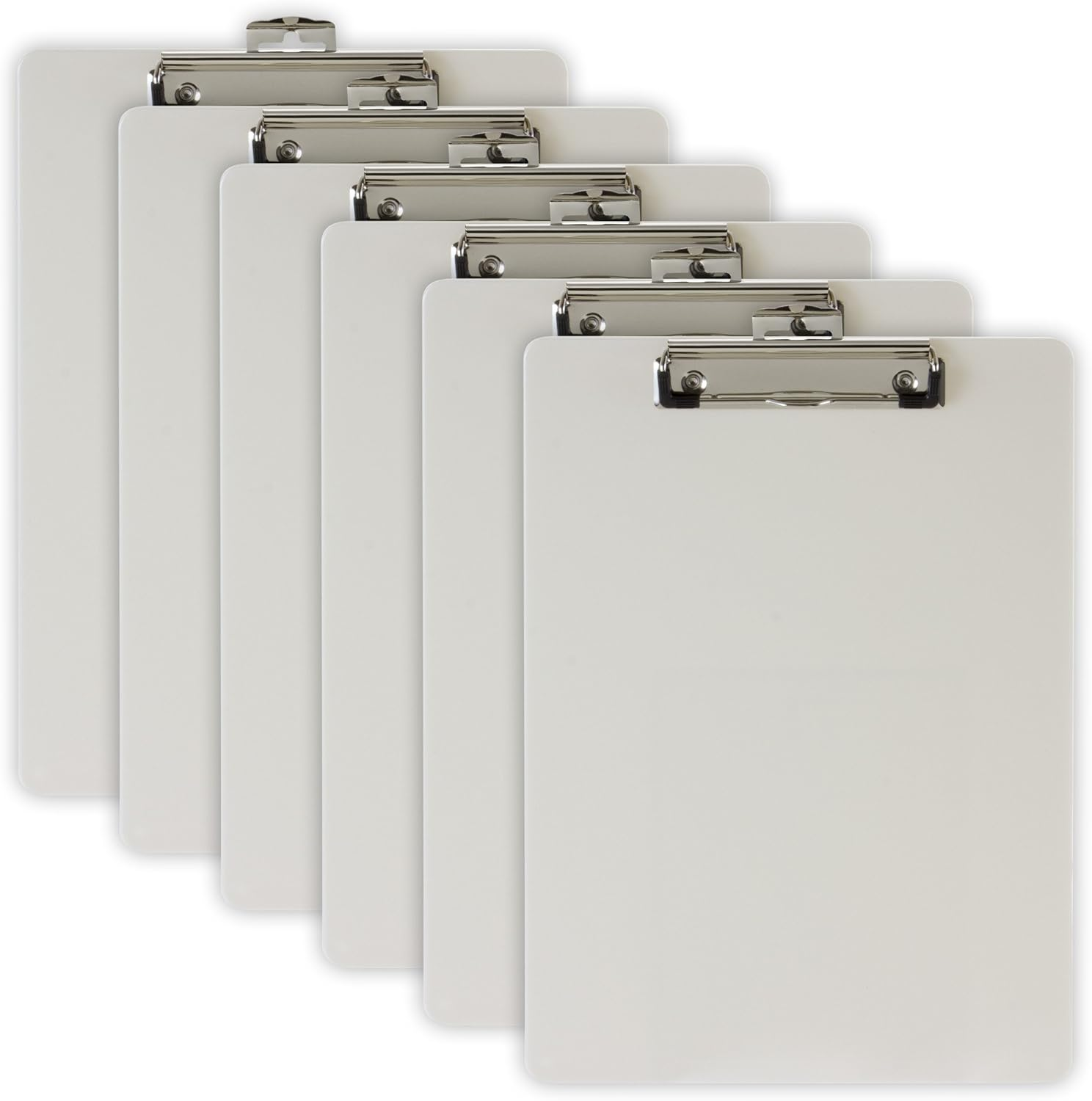 Officemate Recycled Plastic Clipboard, Letter Size, Green, Pack of 6 (83084) - Green image number 6