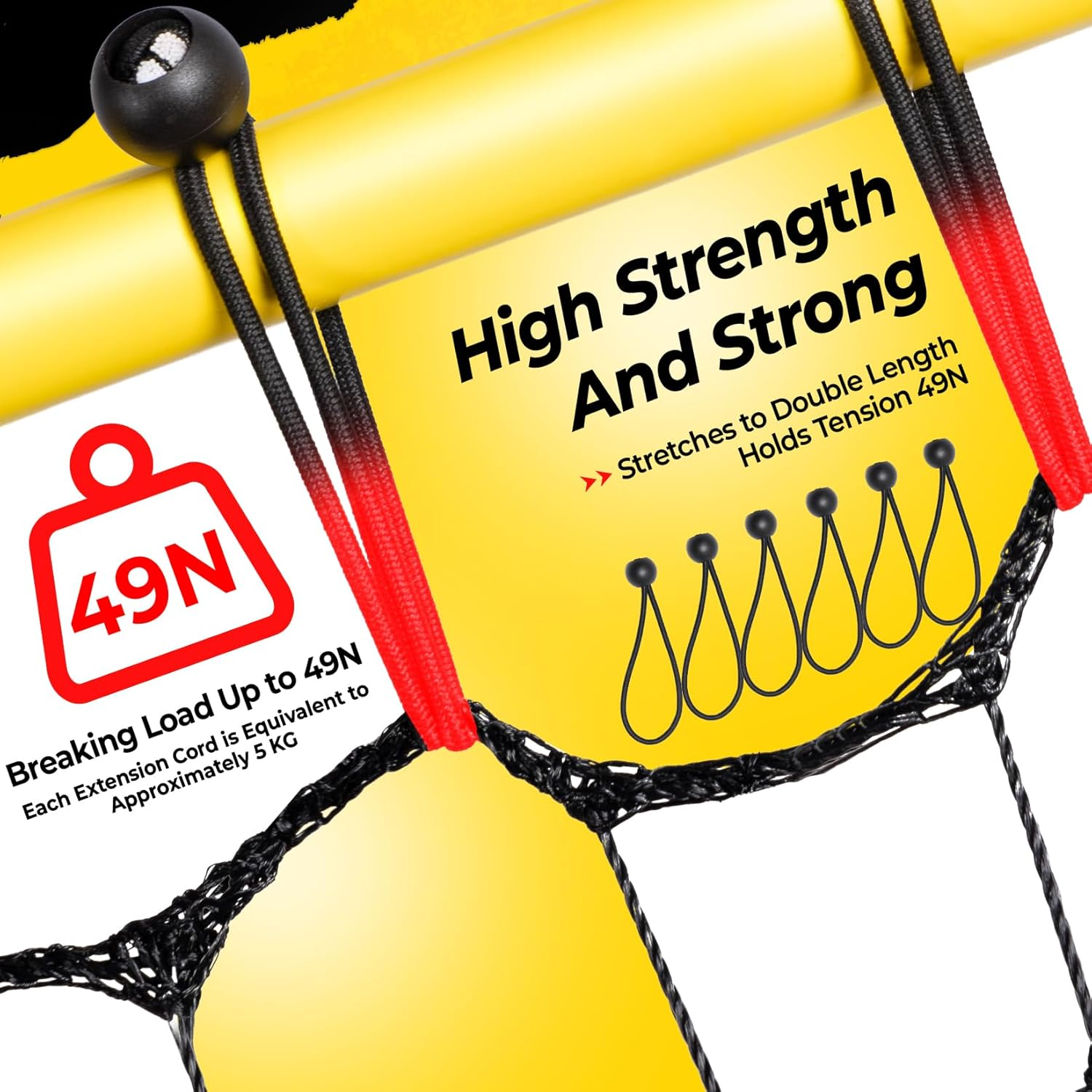 Happy Jump Volleyball Rebounder Net 7X4Ft &ndash; Adjustable Volleyball Training Net for Passing, Setting & Serving &ndash; Indoor & Outdoor Bounce Back Net with Ball and Pump