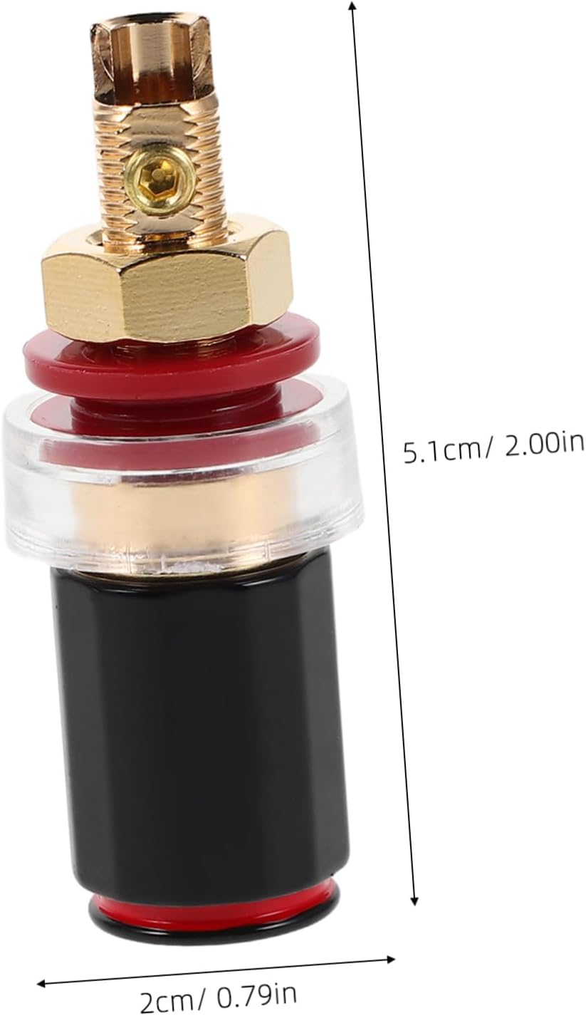 FUNNETOYU Hifi Grade Banana Plug Binding Post Connector Speaker Wire Terminal for Home Theater Professional Audio Durable Loudspeaker Cable Plug Easy Installation with Stable Signal image number 3