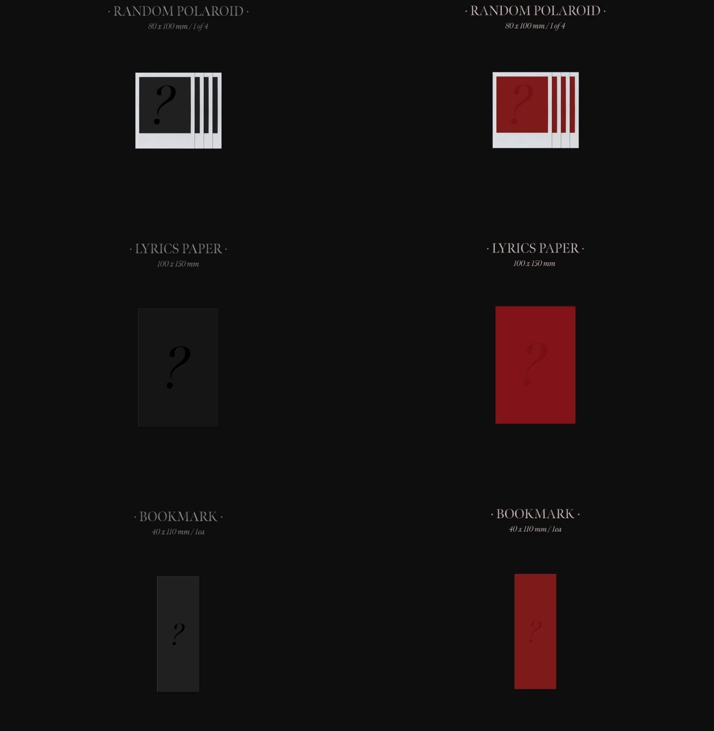 Jisoo ME 1St Solo Single Album Black Version Cd+1P Poster+88P Photobook+1P Selfie Photocard+1P Polaroid+Lyrics Paper+1Ea Bookmark+Tracking Sealed image number 4