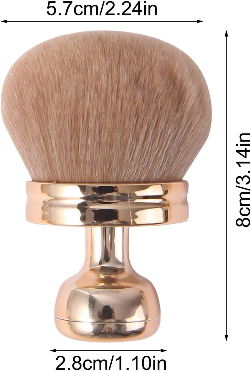 Body Makeup Brush, 3 Inches Large Body Tanner Makeup Brush, Wide Head Oval Applicator Legs Back Arms Even Coverage for Foundation, Concealer, Cream, Blush image number 6