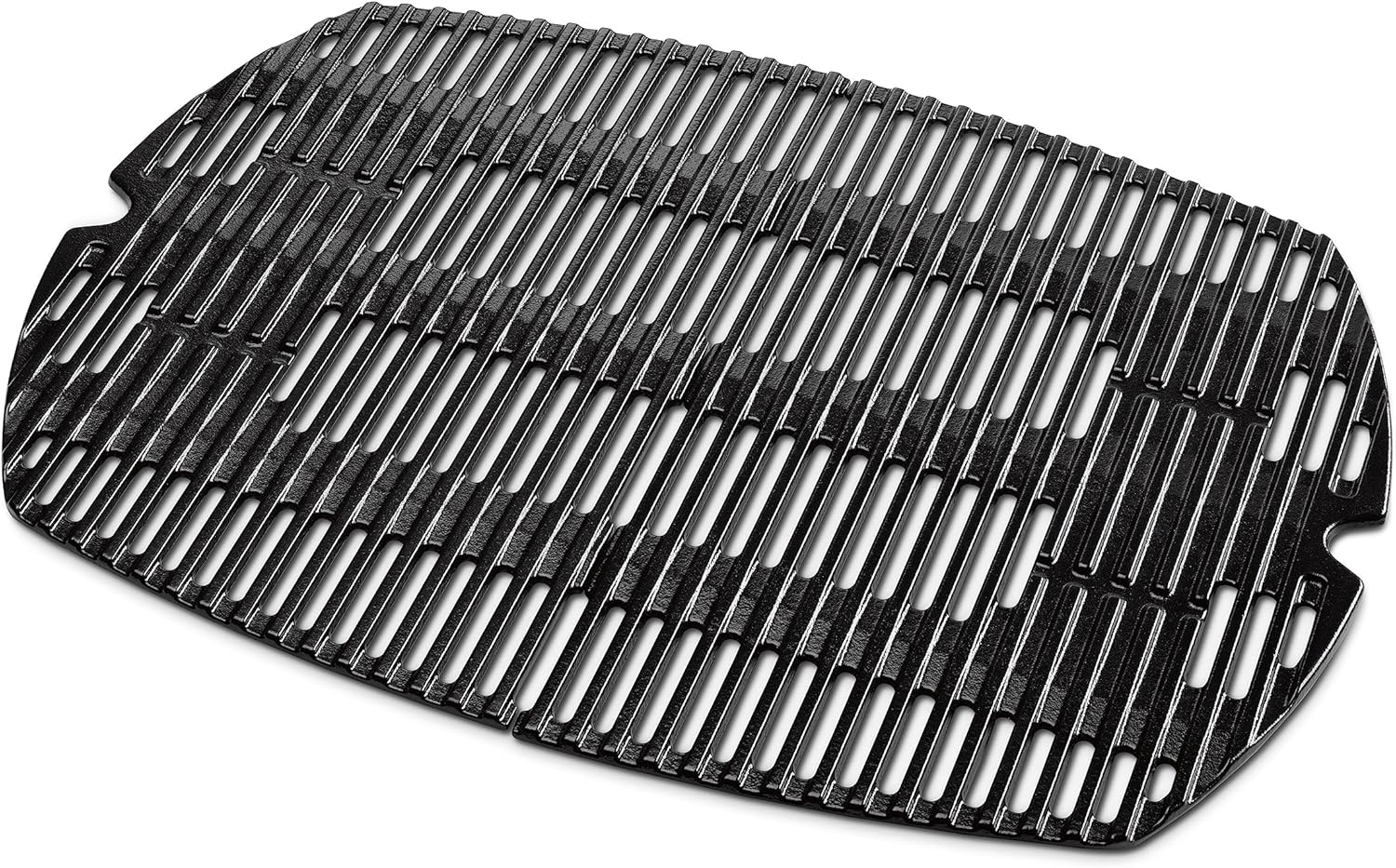 Weber Family Q Grill Retail Pack - Porcelain-Enameled Cast Iron Cooking Grates - 2 Pack - Fits Weber Q3000 & Q300 Series Grills - Black, Rectangular image number 4