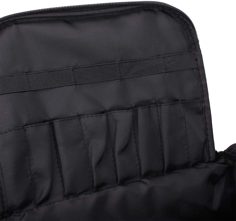 Large Capacity Hairdressing Durable Wear-Resistan Pro Black Hairdressing Tool Storage Bag, Hairdressing Tool Carrying Case, Travel Storage Case Bag Carrying Bag image number 4