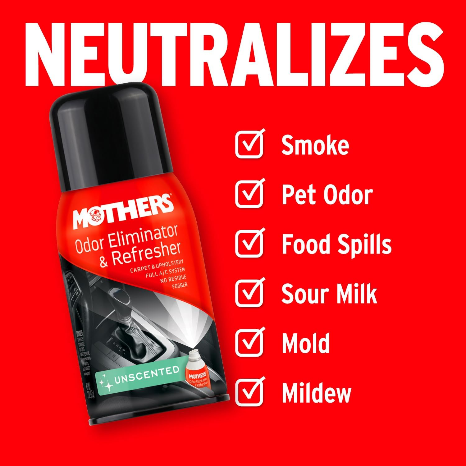 Mothers Odour Eliminator & Refresher Unscented