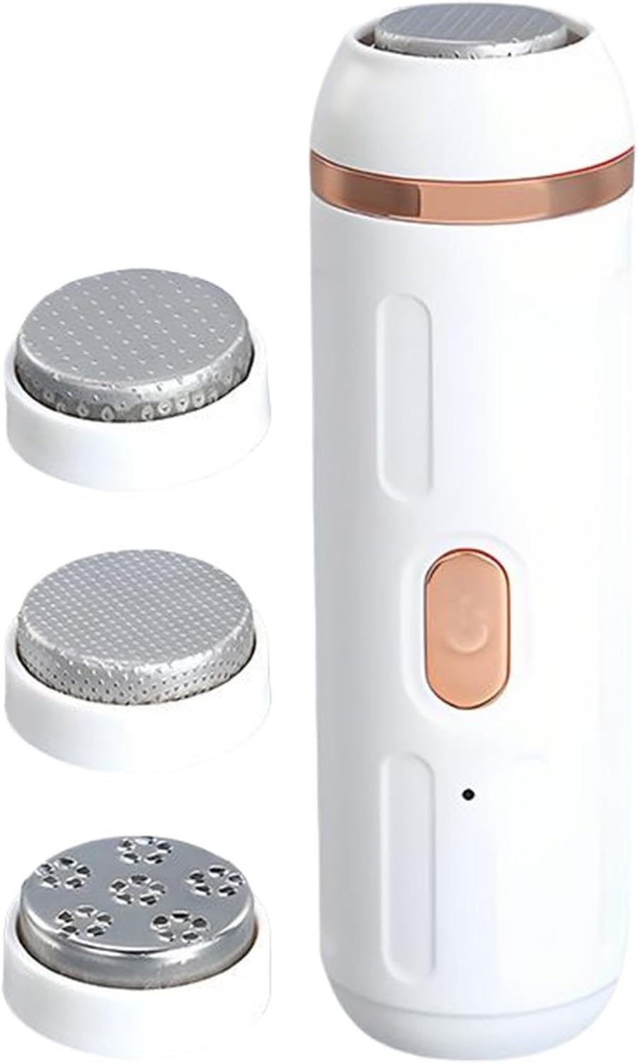 Electric Foot Callus Remover, Electric Foot File Hard Skin Remover, Rechargeable Feet Scraper, Adjustable Speed Settings, with Multiple Roller Attachments, 600Mah for Dry, Cracked, or Calloused Skin image number 3