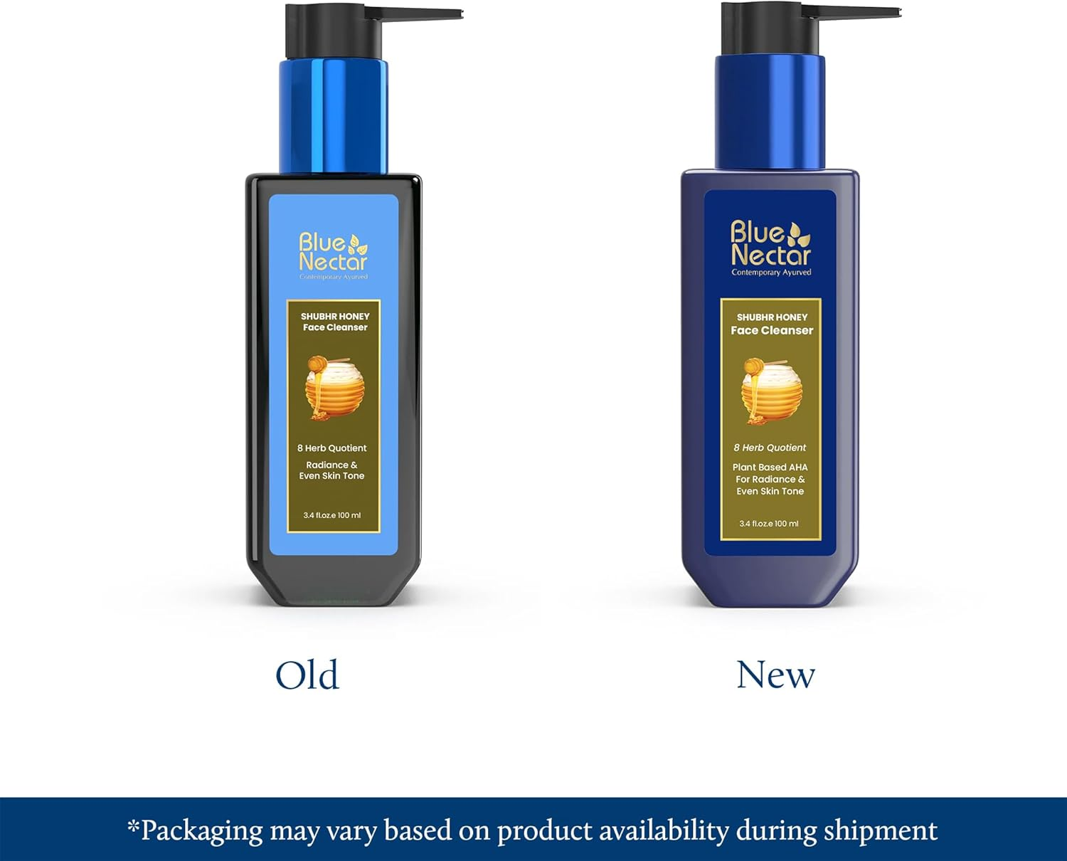 Blue Nectar Natural Face Wash with Raw Honey and Organic Aloe Vera Face Wash and Makeup Remover | Herbal Daily Facial Cleanser for Women and Men | Acne Face Wash for Oily Skin, Sensitive and Dry Skin | 100 Ml image number 3