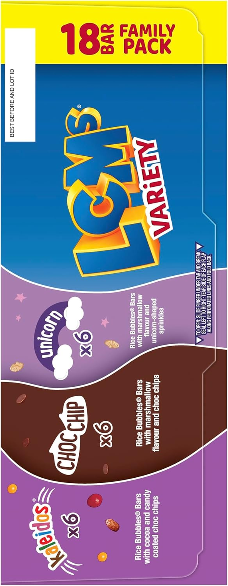 Kellogg'S Lcm'S Variety Snack Bars (Pack of 36) image number 2