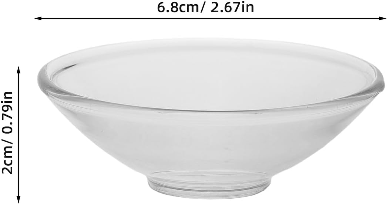 Mobestech 12Pcs Candle Drip Catcher Clear Glass Wax Drip Catcher Fluted Candle Holder Stylish Candle Drip Protectors for Home Restaurant Hotel image number 4