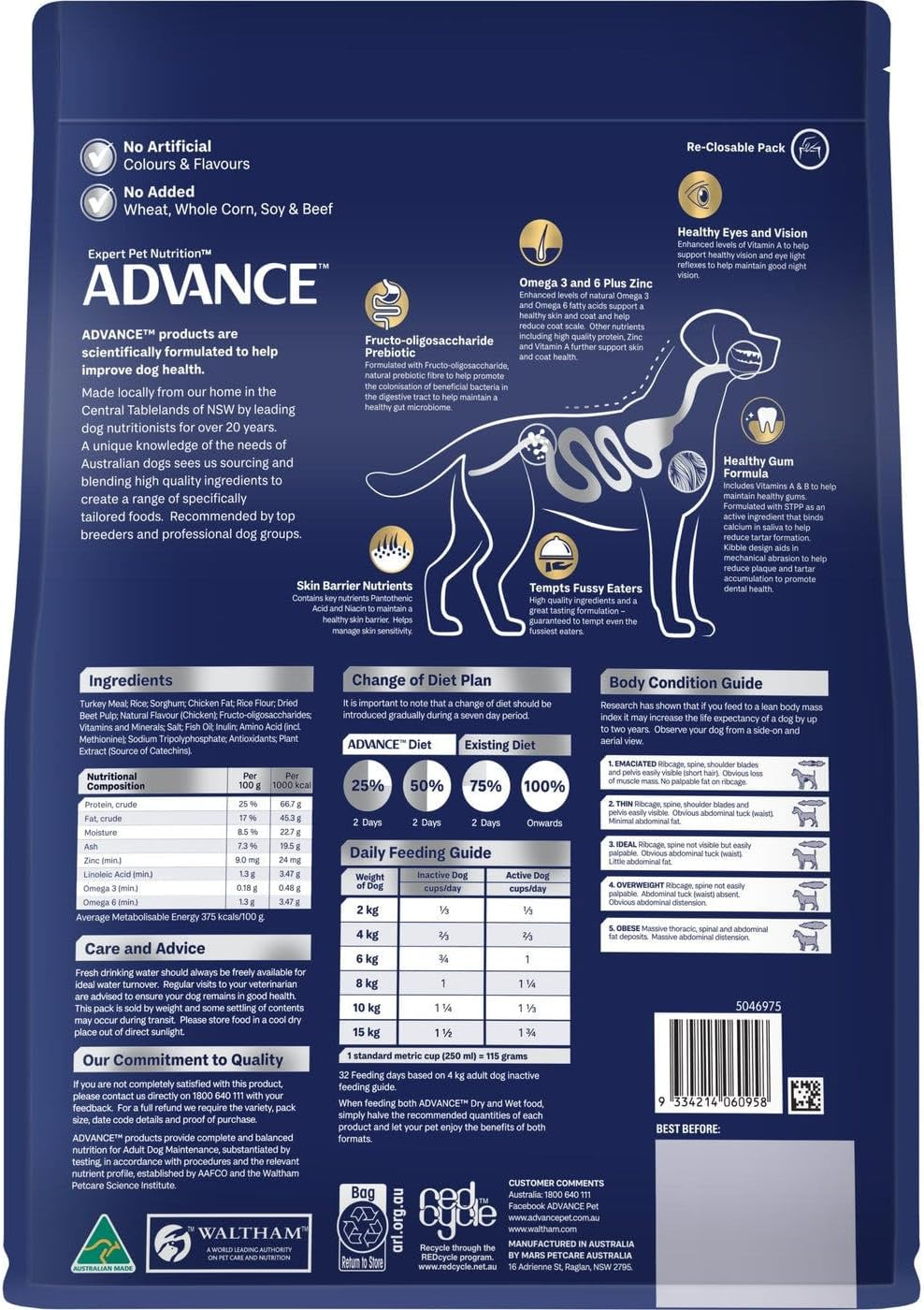 ADVANCE DOG MALTESE CROSS 2.5KG(439440) image number 4