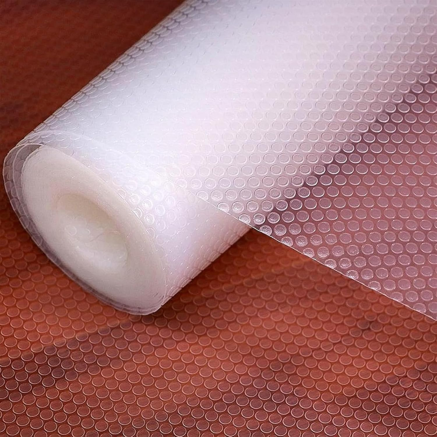 Shelf Liner, JOMWEN Non Adhesive Drawer Liners, Washable EVA Plastic Cupboard Pad Covering Undersink Mat Washable Fridge Lining Paper for Kitchen Cabinets, Pantry, Refrigerator (30 X 500 Cm)