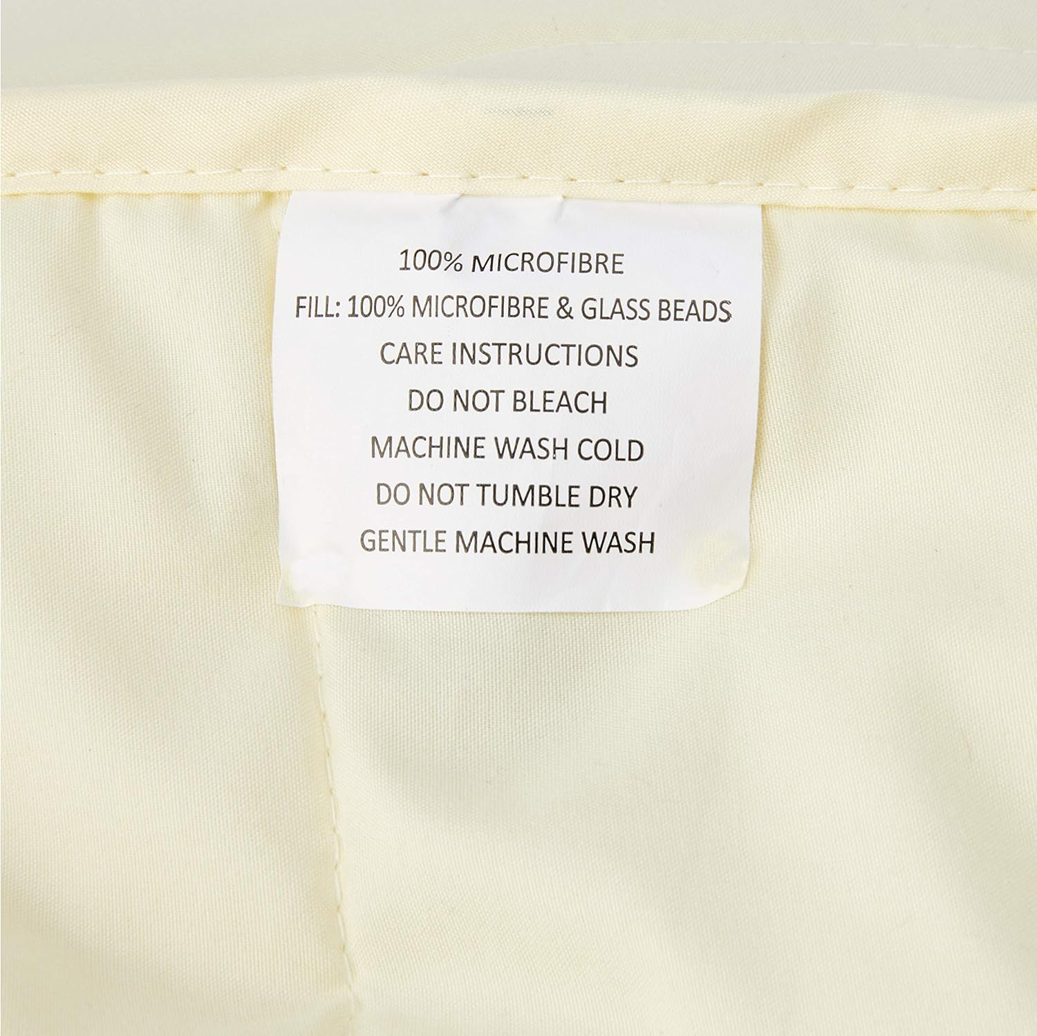 LUXOR Microfibre Weighted Blanket, Machine Washable Winter Blankets for Adults (9KG (152X203Cm)), Cream image number 2
