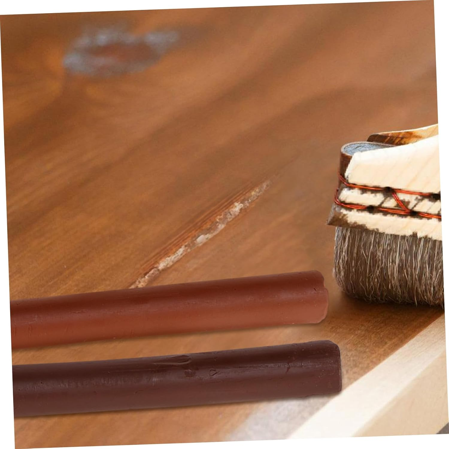 DOITOOL 5Pcs Furniture Refinishing Crayons Hardwood Floor Scratch Repair Kit Multi-Function Drawing Pens image number 2