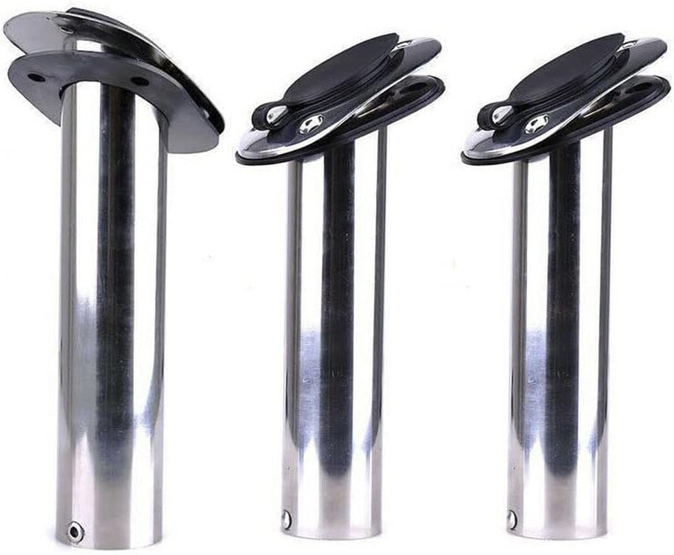2/4X Fishing Rod Holders 304 Marine Grade Stainless Steel Flush Mount 30 Degree image number 5