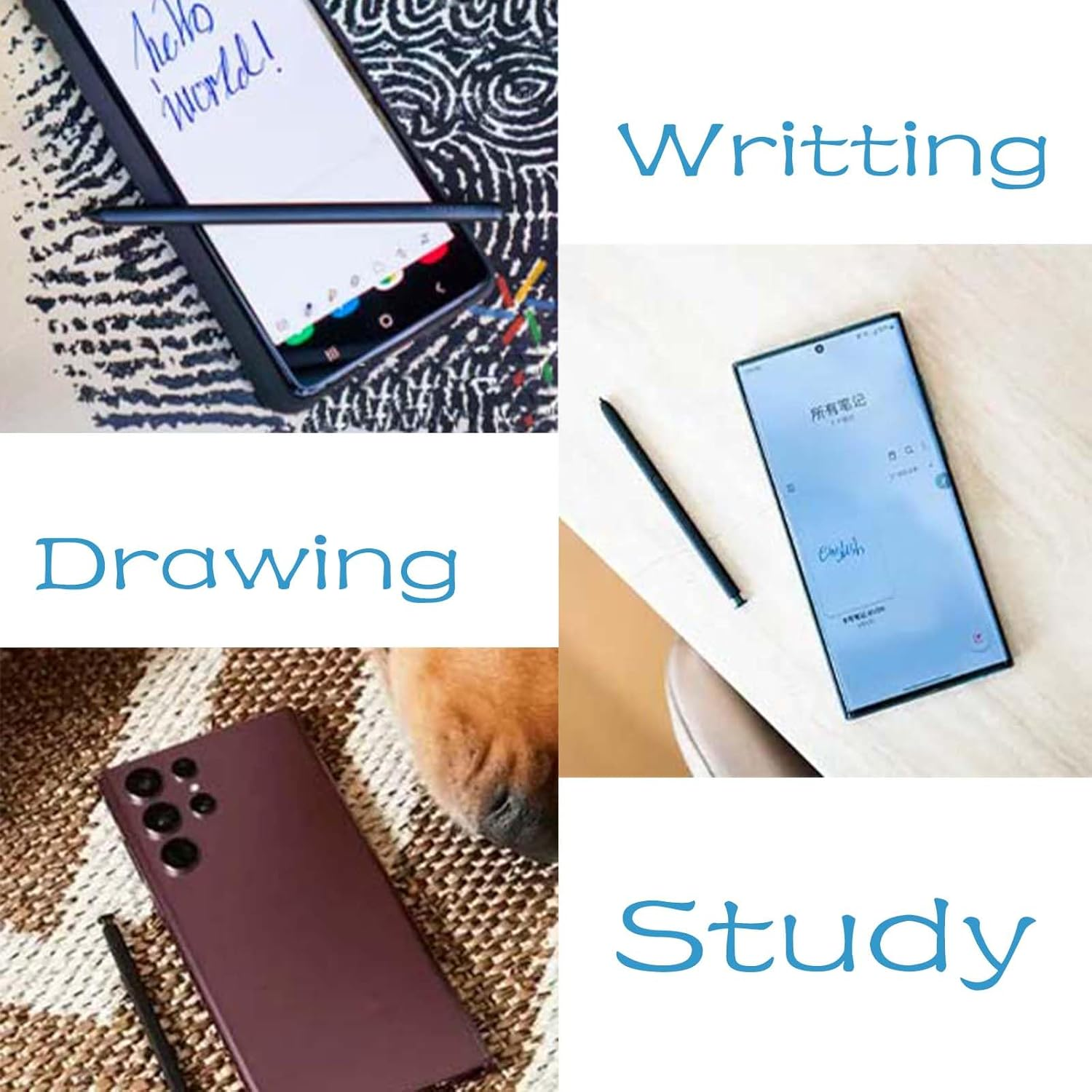 Phantom Black Galaxy S23 Ultra Pen for Samsung Galaxy S23 Ultra 5G Stylus Pen