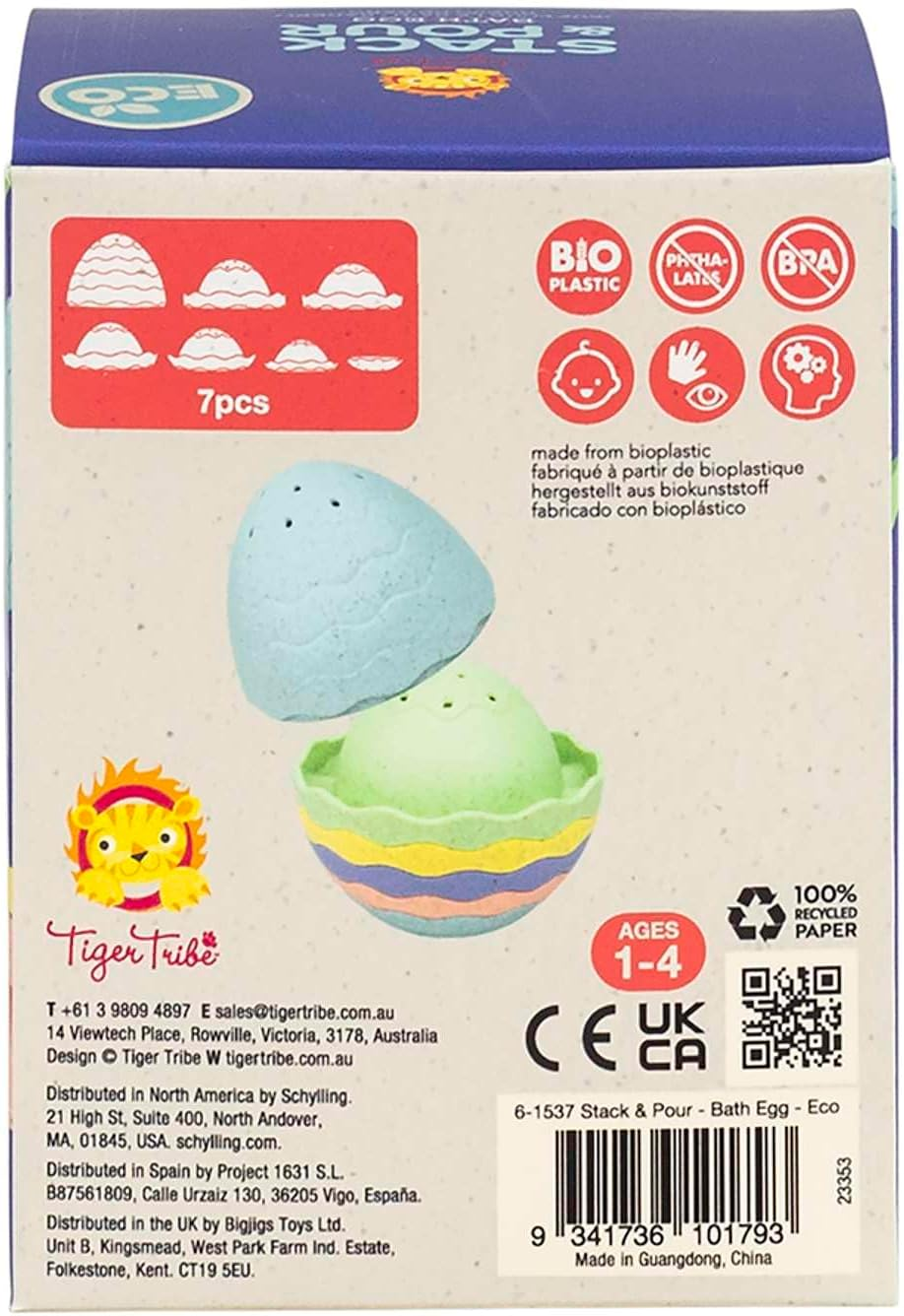 Tiger Tribe: Waterslide: Marble Run - ECO - Interactive Bath Toy, Build Marble Runs, Includes 35 Configurable Pieces, STEM Learning, Kids Ages 3-6 image number 3