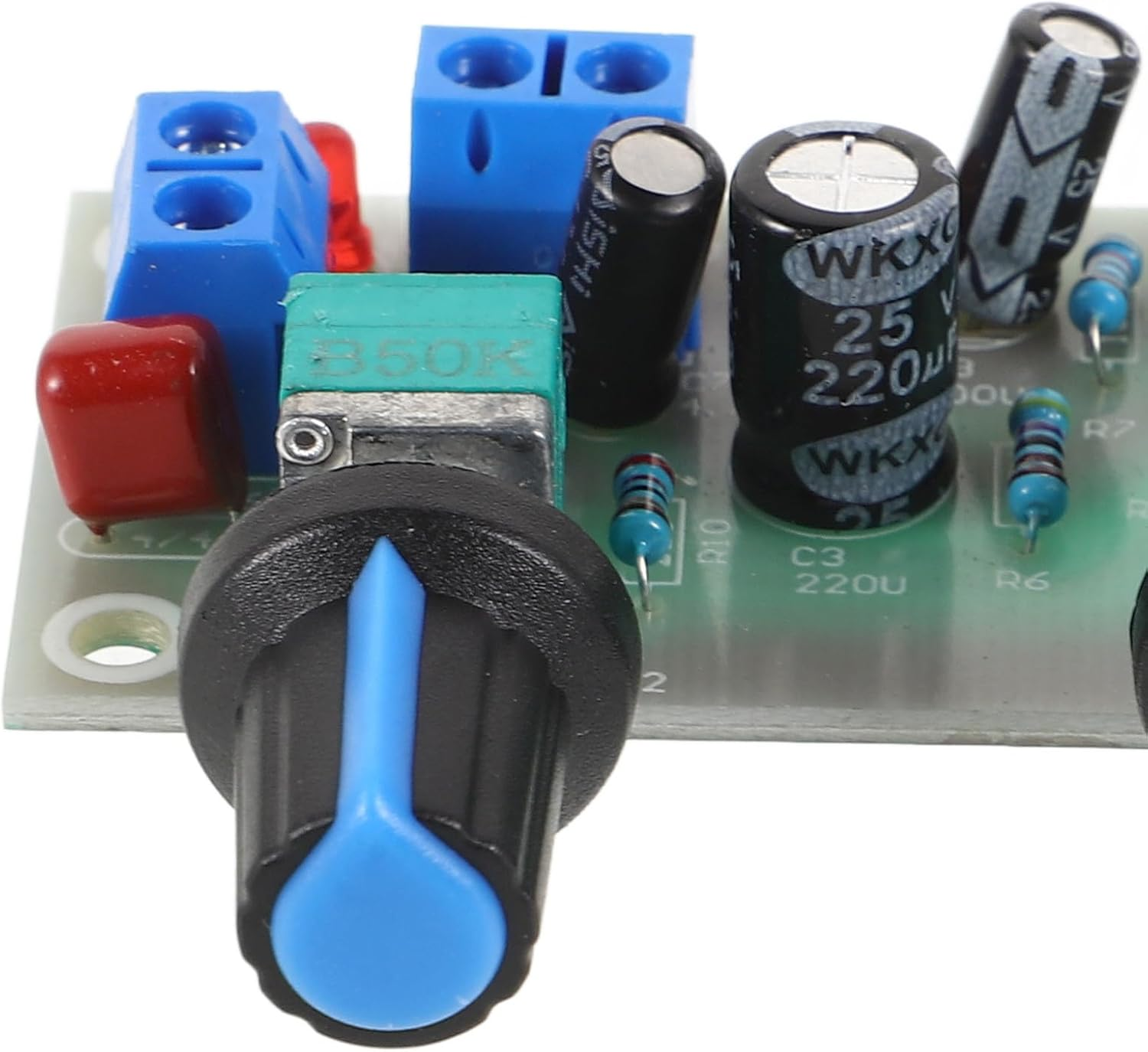 CIYODO Low Bass Preamplifier Board with Low Pass Filter, Single Power 10-24V Mini Amplifier Module for DIY Audio Systems, Compatible with Home Theater Subwoofers, Random Accessory Color image number 3