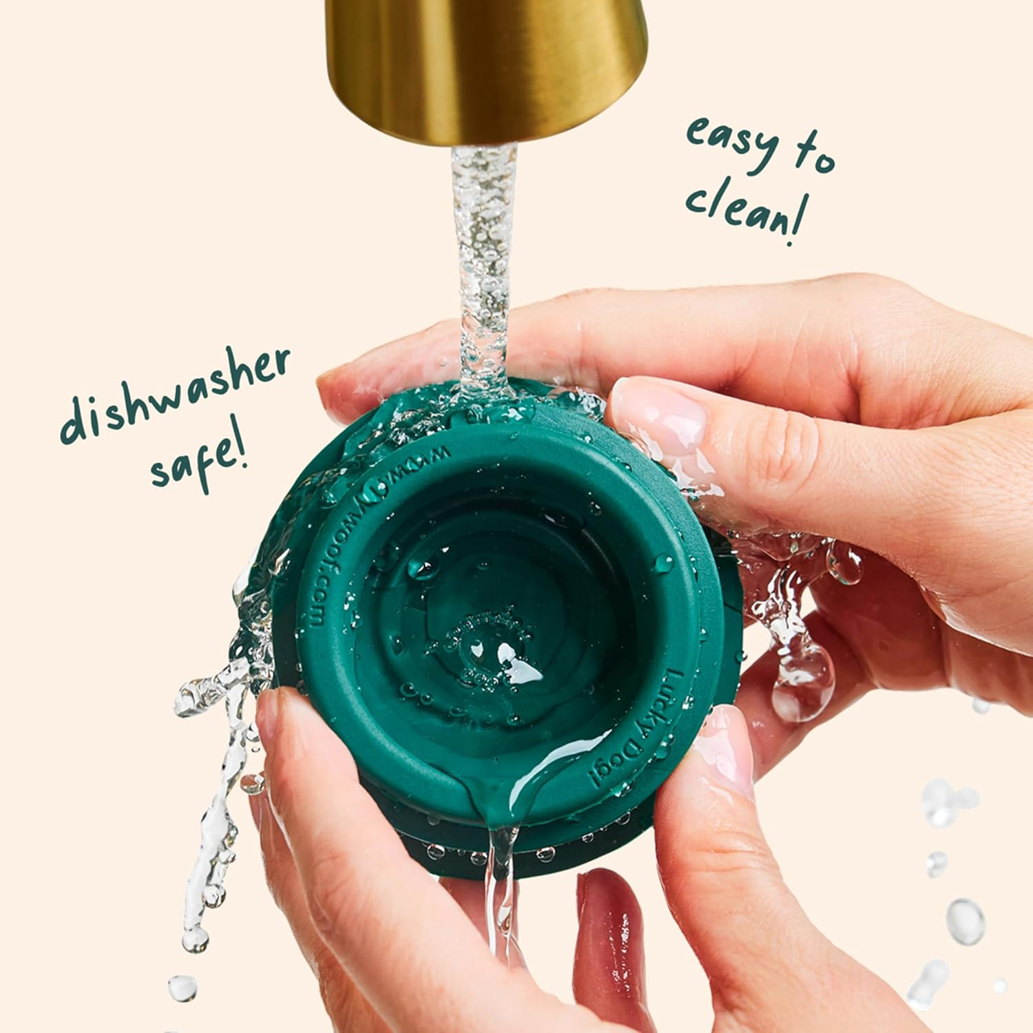 WOOF Pupsicle, Large 25-75 Lbs Long-Lasting Dog Toy to Keep Your Pup Distracted, Safe for Dogs, Easy to Clean, Fillable Dog Toys image number 3