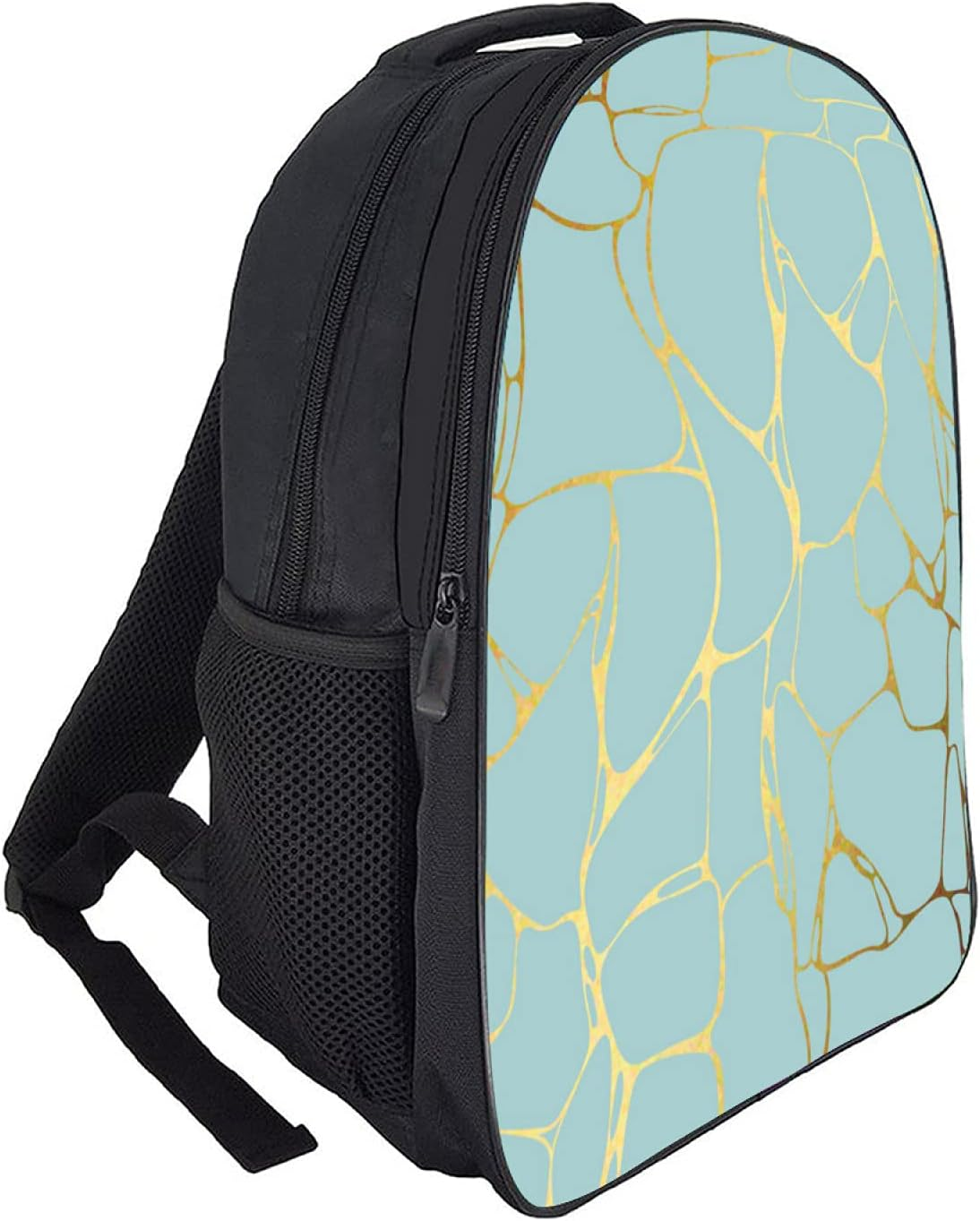 Tropicallife Marble Texture Pattern Backpack for Boys and Girls Water Resistant Preschool Backpack Lightweight Bookbags Camping Travel School Shoulder Bag, Multi image number 3