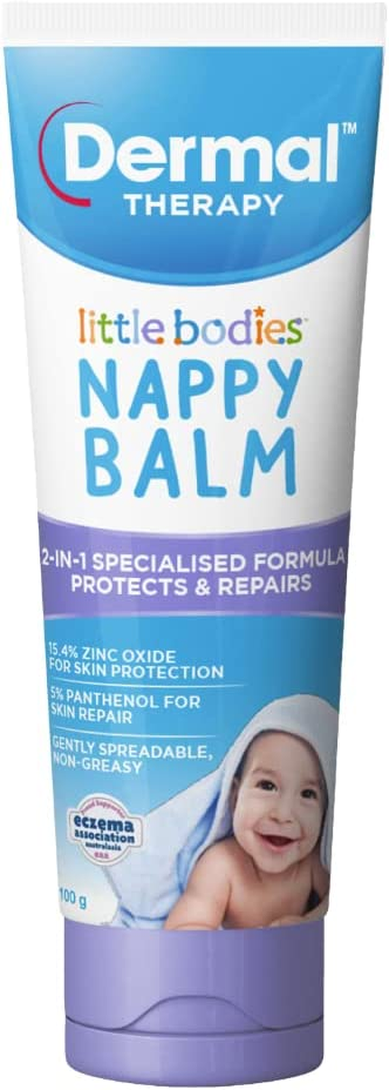Dermal Therapy Little Bodies Nappy Balm | Protects & Repairs Your Baby'S Delicate Skin | 100G image number 2