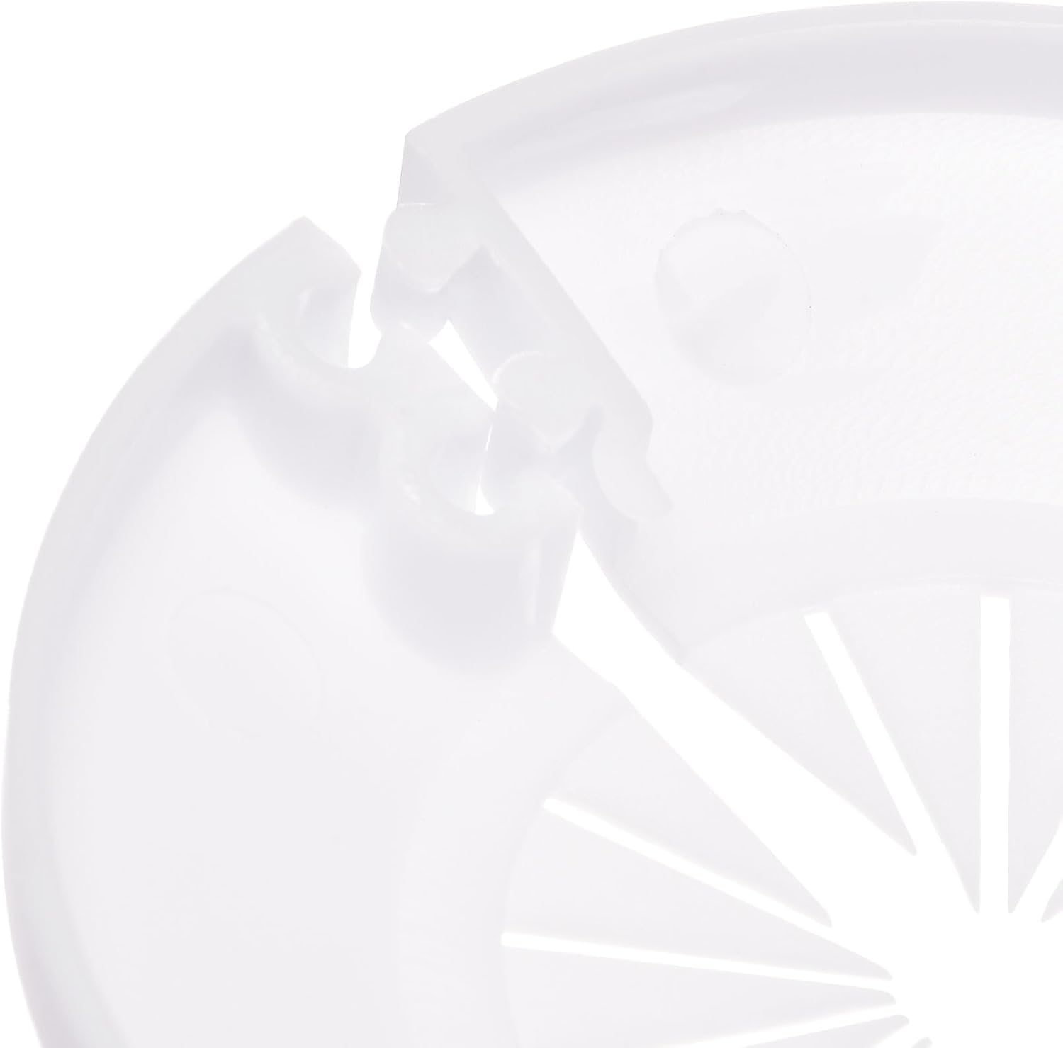 Uxcell Pipe Cover Decoration, 30Mm-50Mm PP Plastic Escutcheon Water Pipe Drain Line Cover White 4Pcs