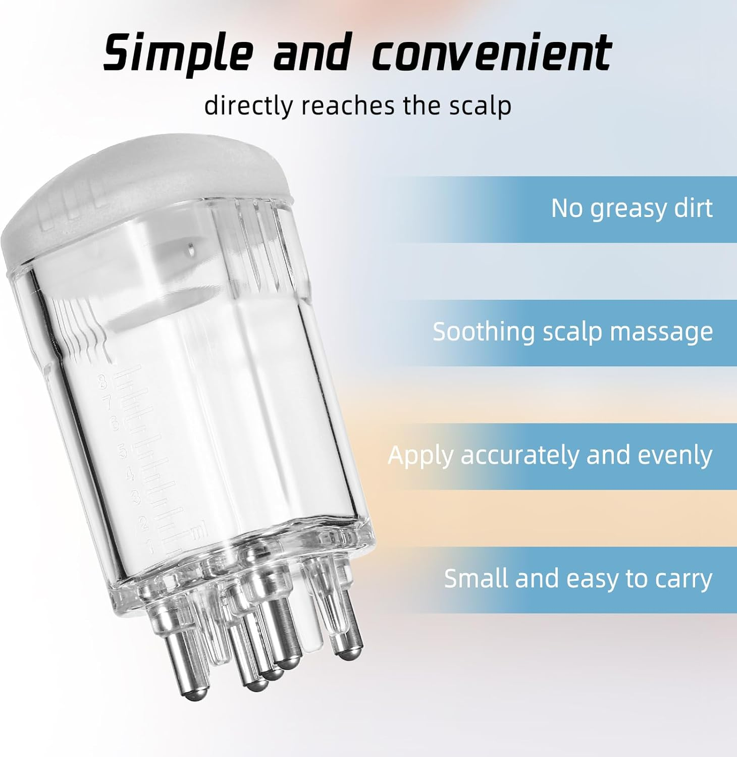 2 Pcs Hair Oiling Applicator, Quick and Efficient Hair Oil Dispenser Brush Root Comb Applicator Bottle for Hair Oil Scalp Applicator Comb Massager for Hair Oil and Thin Hair Serums image number 2