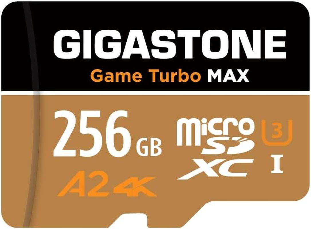 [5-Yrs Free Data Recovery] GIGASTONE 256GB Micro SD Card, 4K Game Turbo MAX, Microsdxc Memory Card for Nintendo-Switch, Gopro, Action Camera, DJI, UHD Video, R/W up to 160/130Mb/S, UHS-I U3 A2 4K C10 image number 5