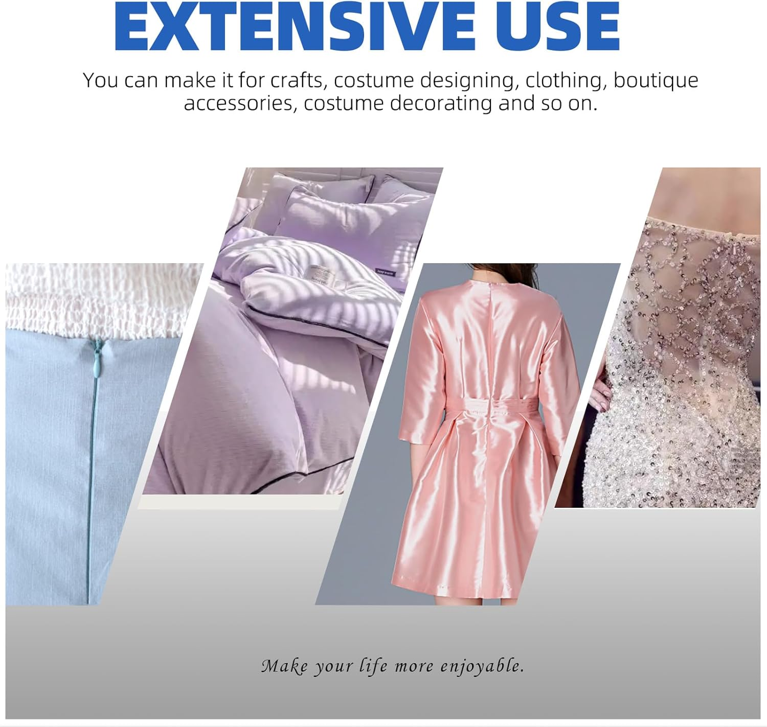 Glarks 22Pcs 40Cm Nylon Invisible Zippers, 20 Colors Nylon Invisible Zipper Bulk, Colorful Conceal Zippers, Crafts Hidden Zippers, Invisible Nylon Coil Zippers with Tools for Sewing Craft image number 2