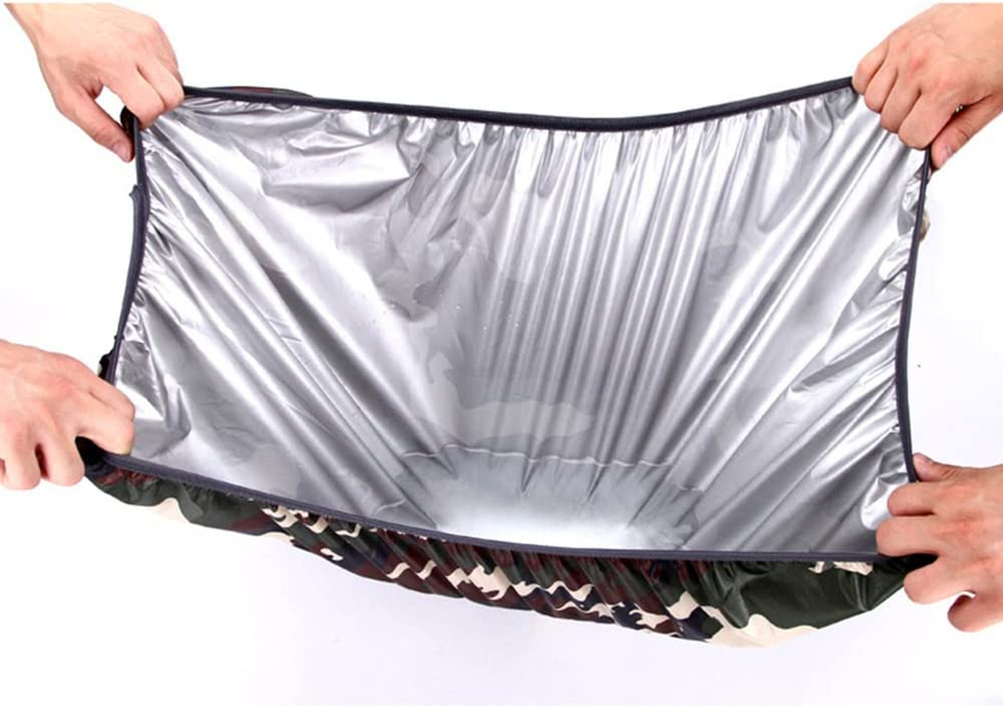 35L Travel Backpack Rain Cover Hiking Bag Waterproof Dust Rain Outdoor Rucksack - Army Green image number 4