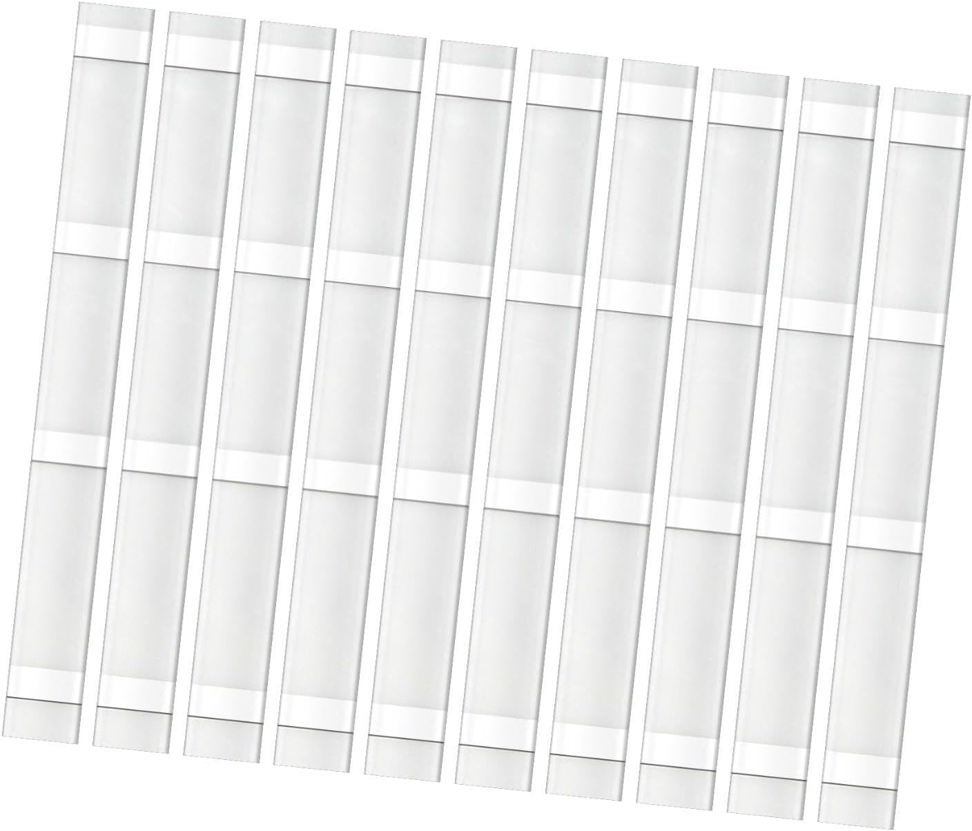 Frediuo Thermal Glue Strips Hot Melt Adhesion Binding Machine Supplies Office Thermal Binding for Contracts Drawings Documents Cards, 10Pcs 28.5X2.2Cm image number 5