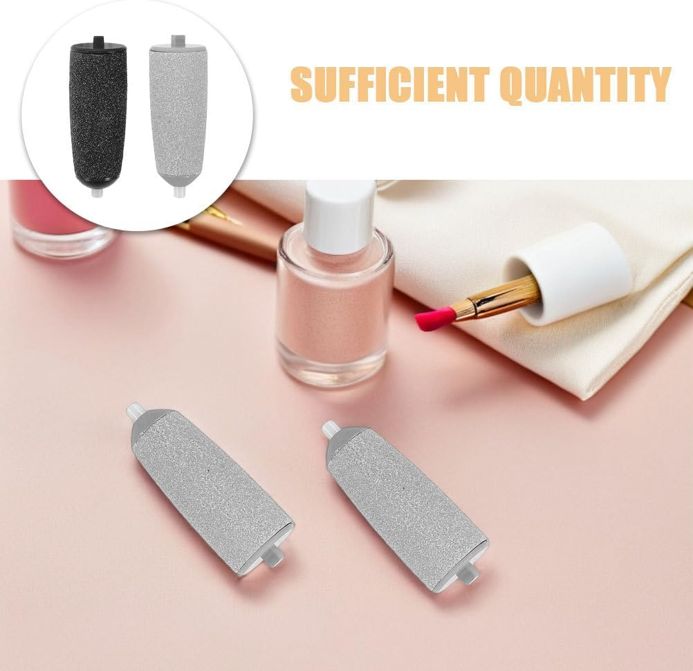 Healvian 10Pcs Foot File Roller Refills: Electric Feet Callus Remover Replacement - Coarse Roller Refill Heads for Foot Care Pedicure Tools image number 1