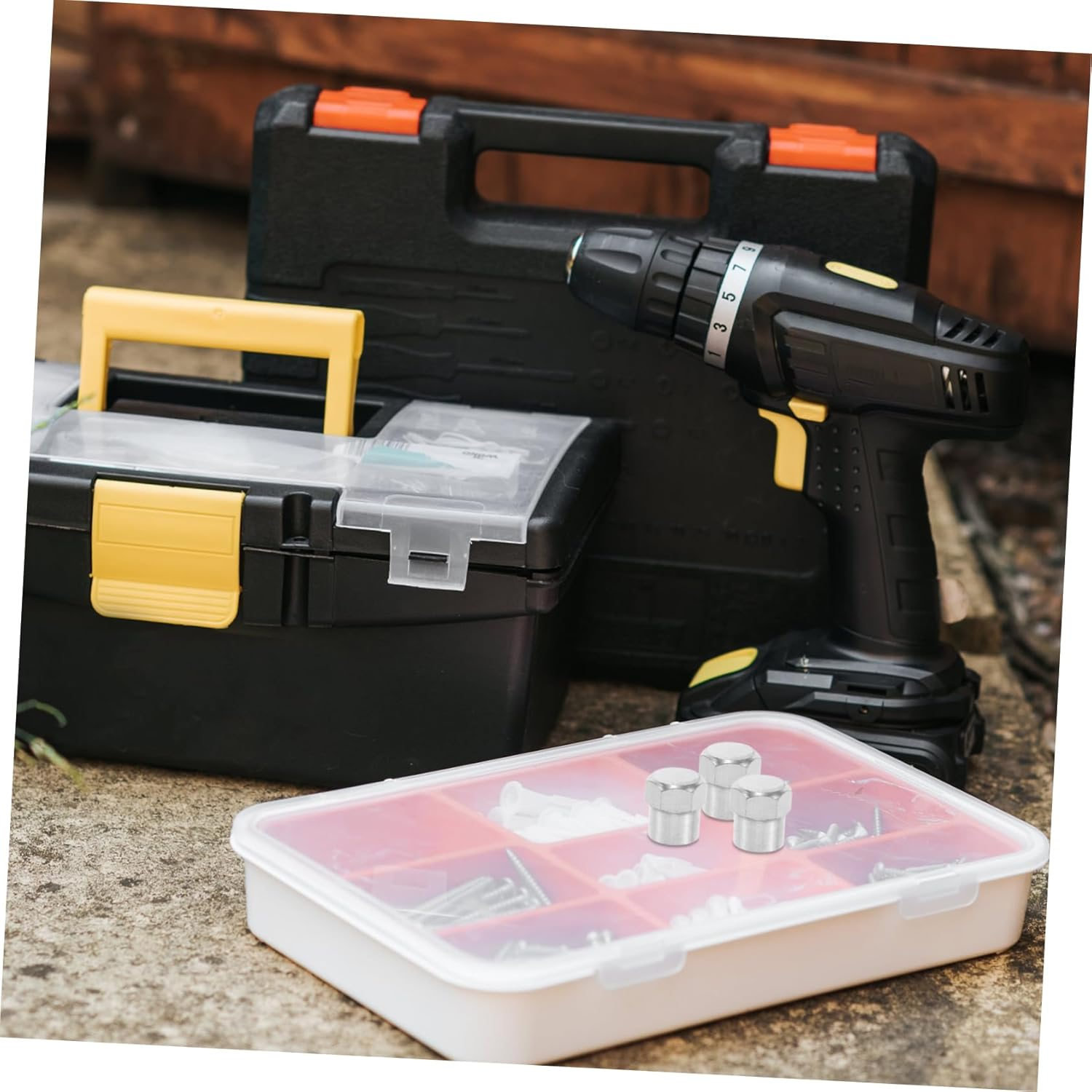 Cabilock 20Pcs Automotive Tire Valve Stem Caps Set, Dustproof and Air Seal Valve Core Covers for Car, Truck, Bicycle Wheels, Road and Off-Road Vehicle Tire Accessories image number 6