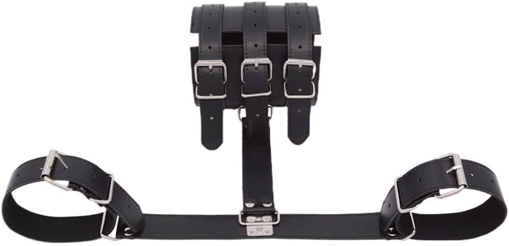 BDSM Bondage Sex Toys for Couples, Sex Restraints Bondage Handcuffs, Adjustable Sex Cuffs Sex Restraints Straps Arm-Wrist, Restraint Set Adult Sex Toys Couple (Black)