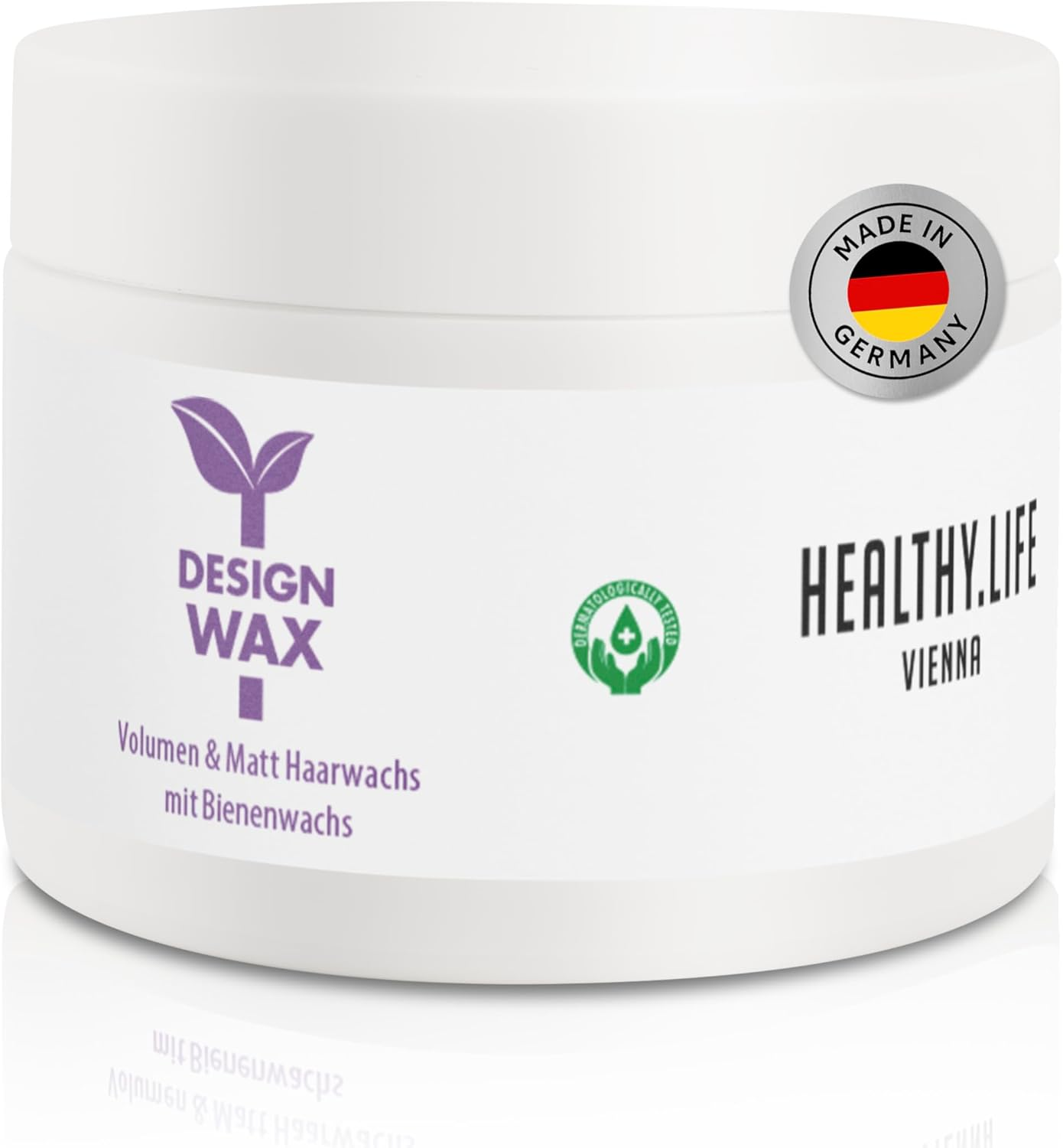 HEALTHY.LIFE VIENNA Mat Modeler Hair Wax for Men/Women - Strong Styling Matte Hair Wax, Hair Shaping, Natural Wax for Beautiful Hair, 50 Ml image number 4