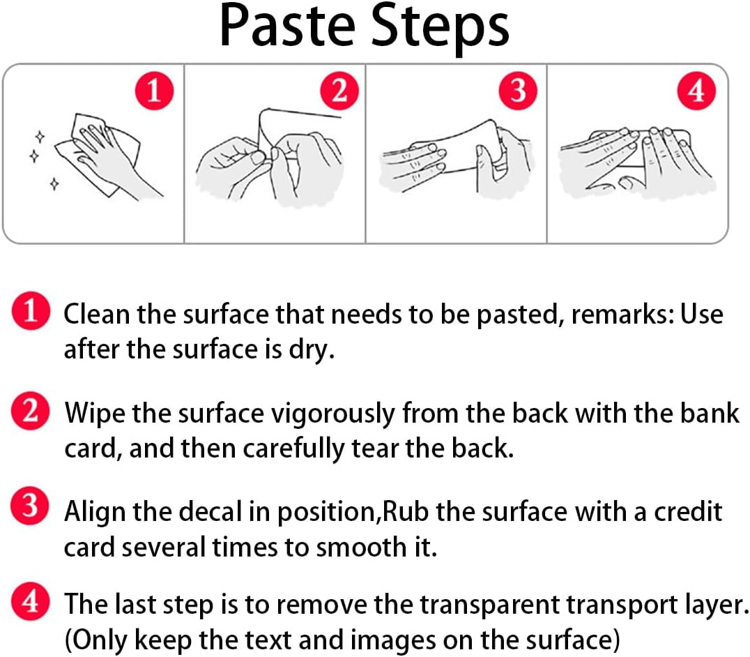 5 Pack Passenger Princess Stickers Funny Car Decal Accessories Rearview Mirror Window Sticker for Women (Black) image number 4