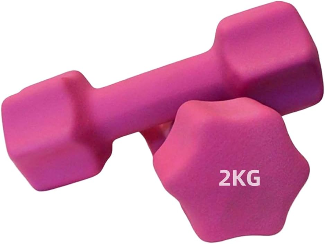 IWORKOUT Neoprene Dumbbells Set,Non Slip with Smooth Grip Fitness & Exercise Dumbbells &ndash; Hexagon Shaped Hand Weights for Women & Men &ndash; Best Choice for Gyms & Home Use image number 2