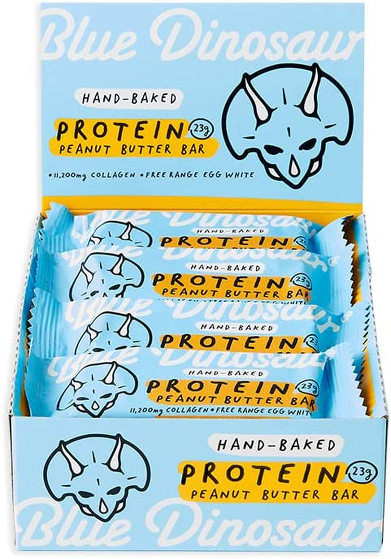 Blue Dinosaur Blue Dinosaur Protein Peanut Butter Bar (Pack of 12)